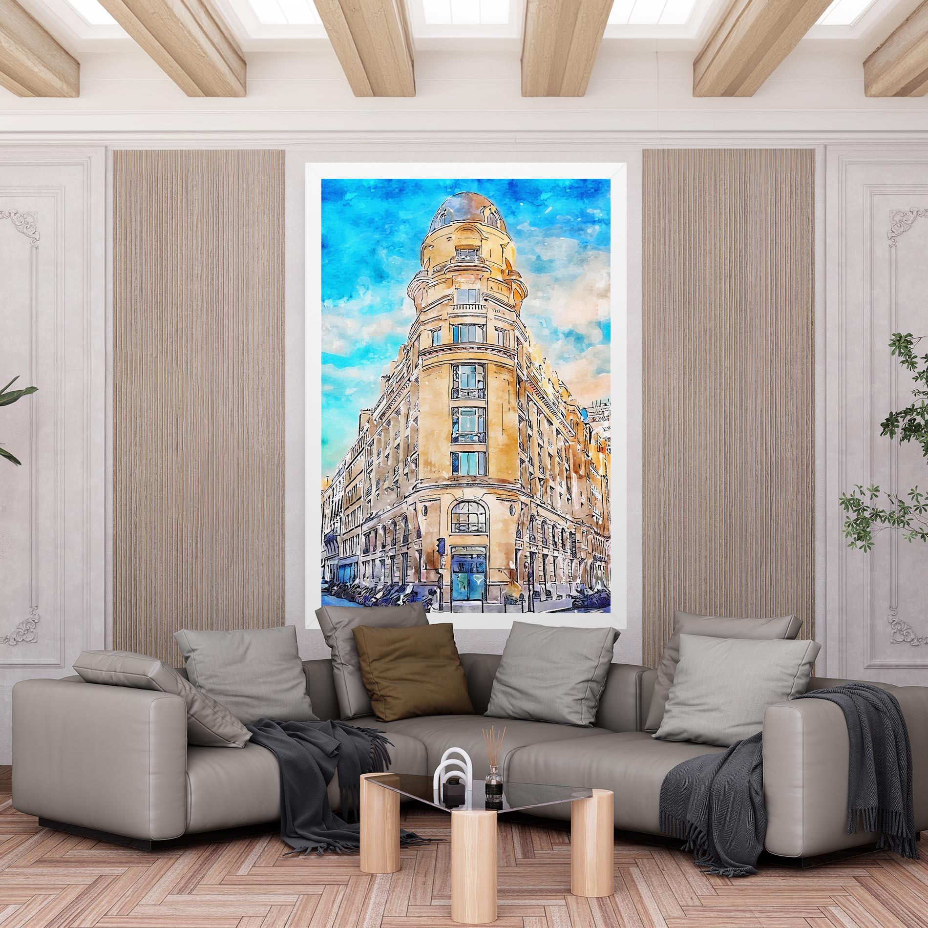 Tablou Canvas Paris Painting mockup 6