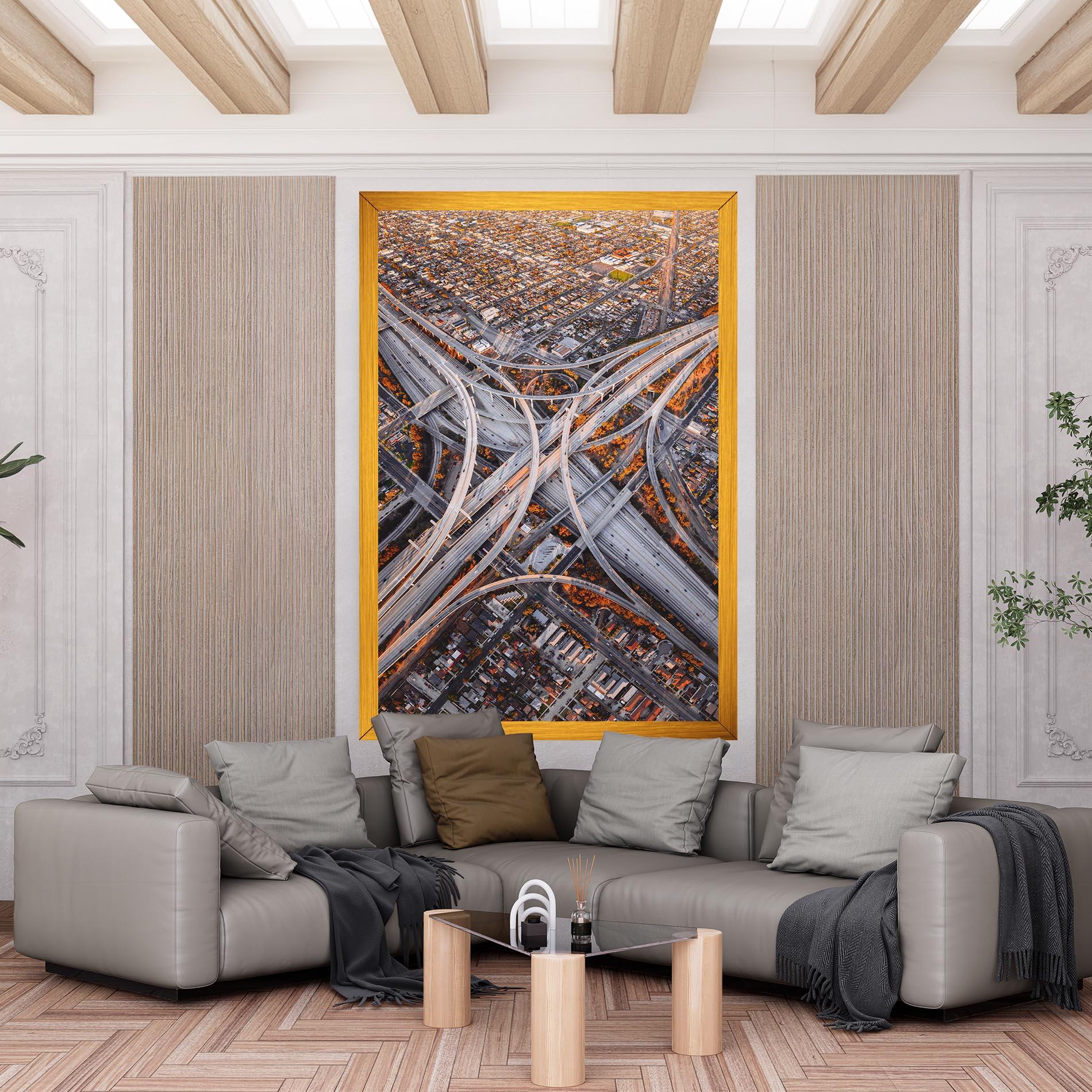 Tablou Canvas Big Road City mockup 6