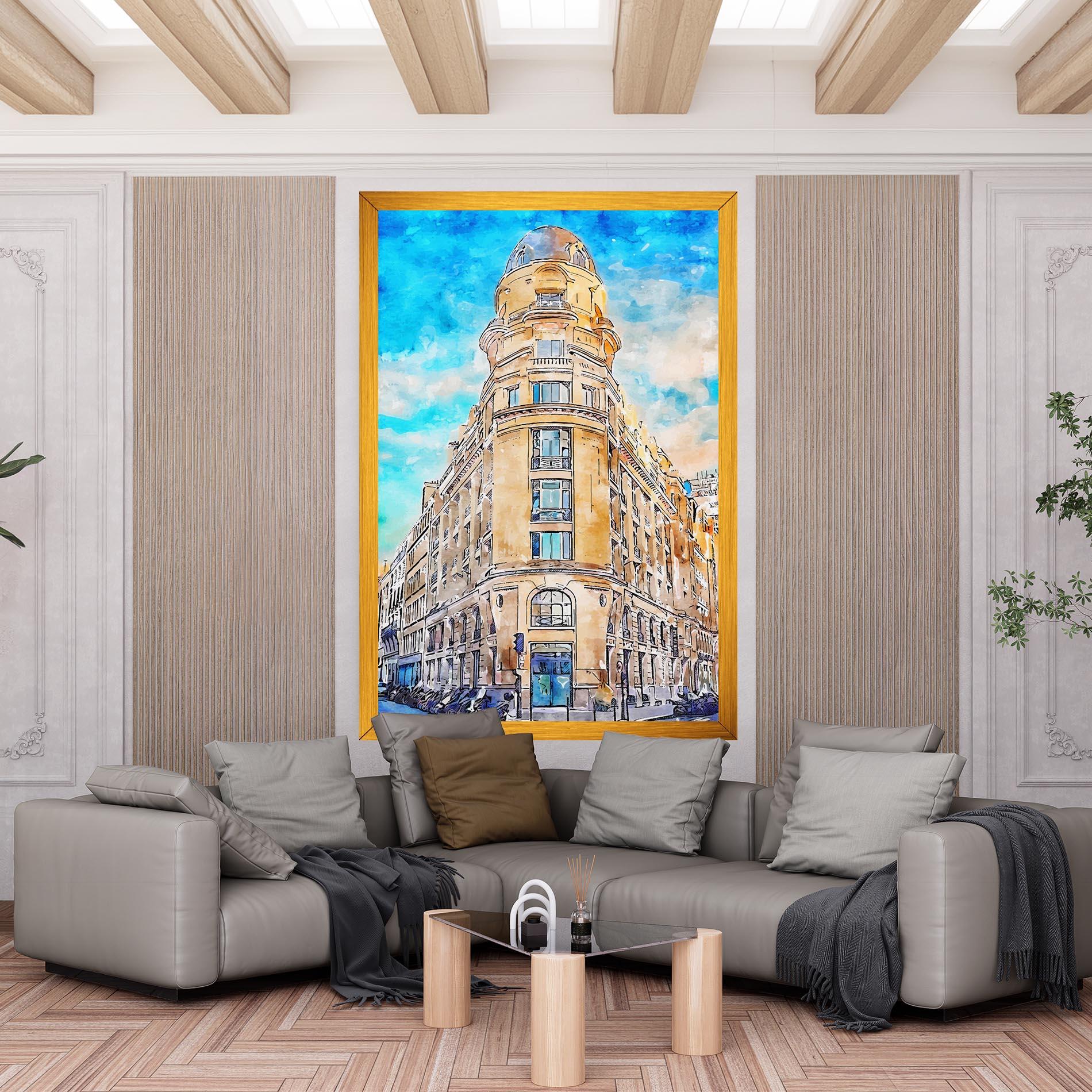 Tablou Canvas Paris Painting mockup 6