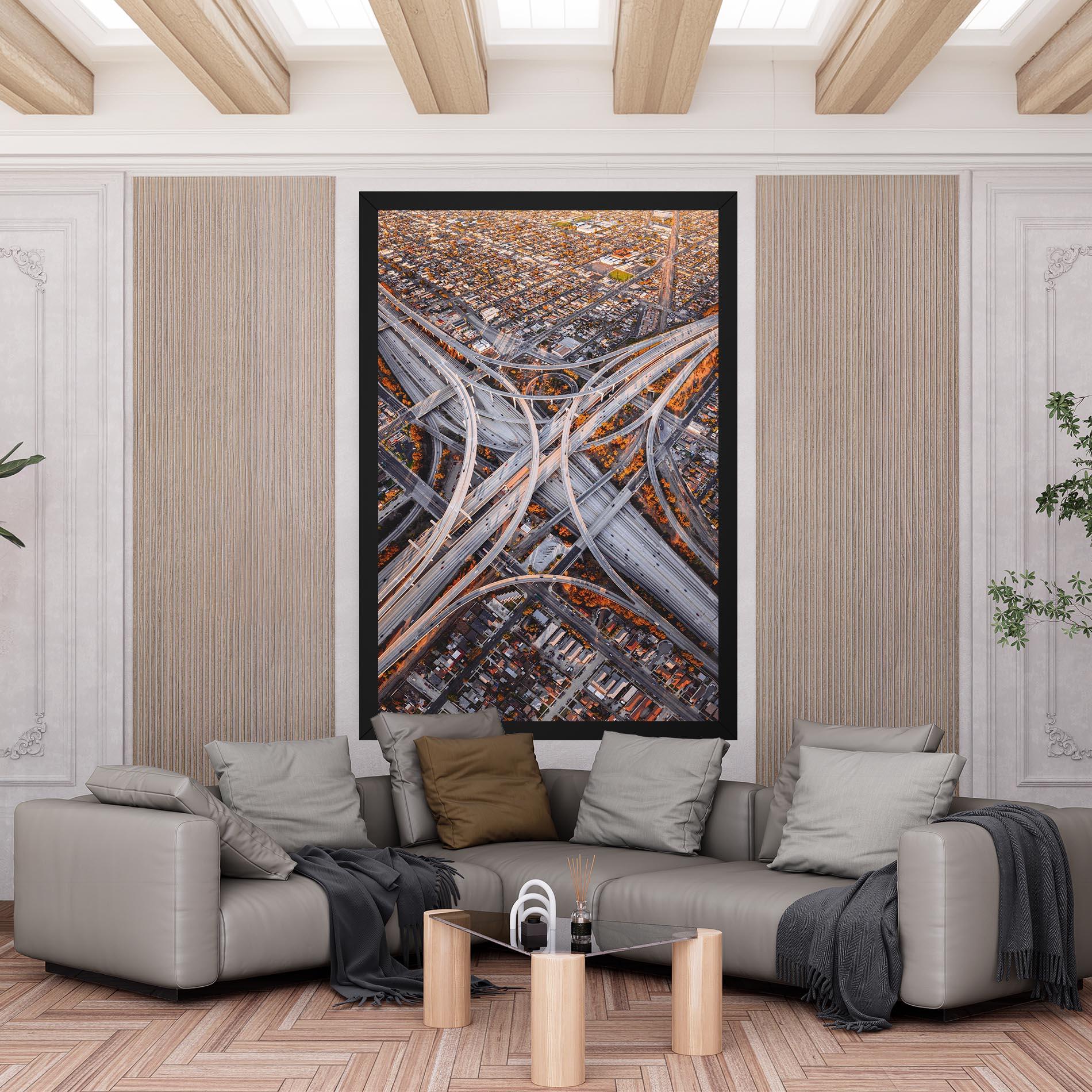 Tablou Canvas Big Road City mockup 6