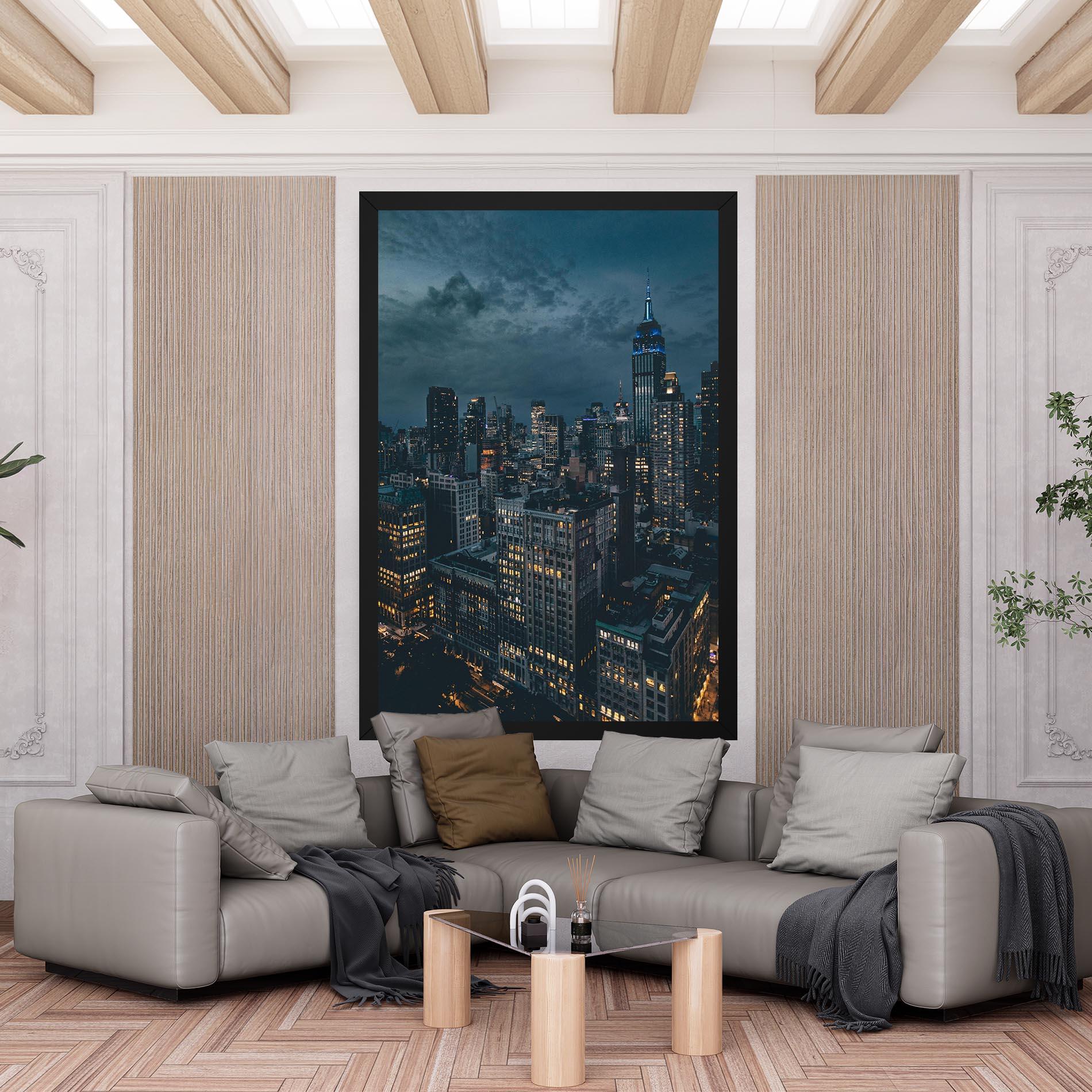 Tablou Canvas City Night mockup 6