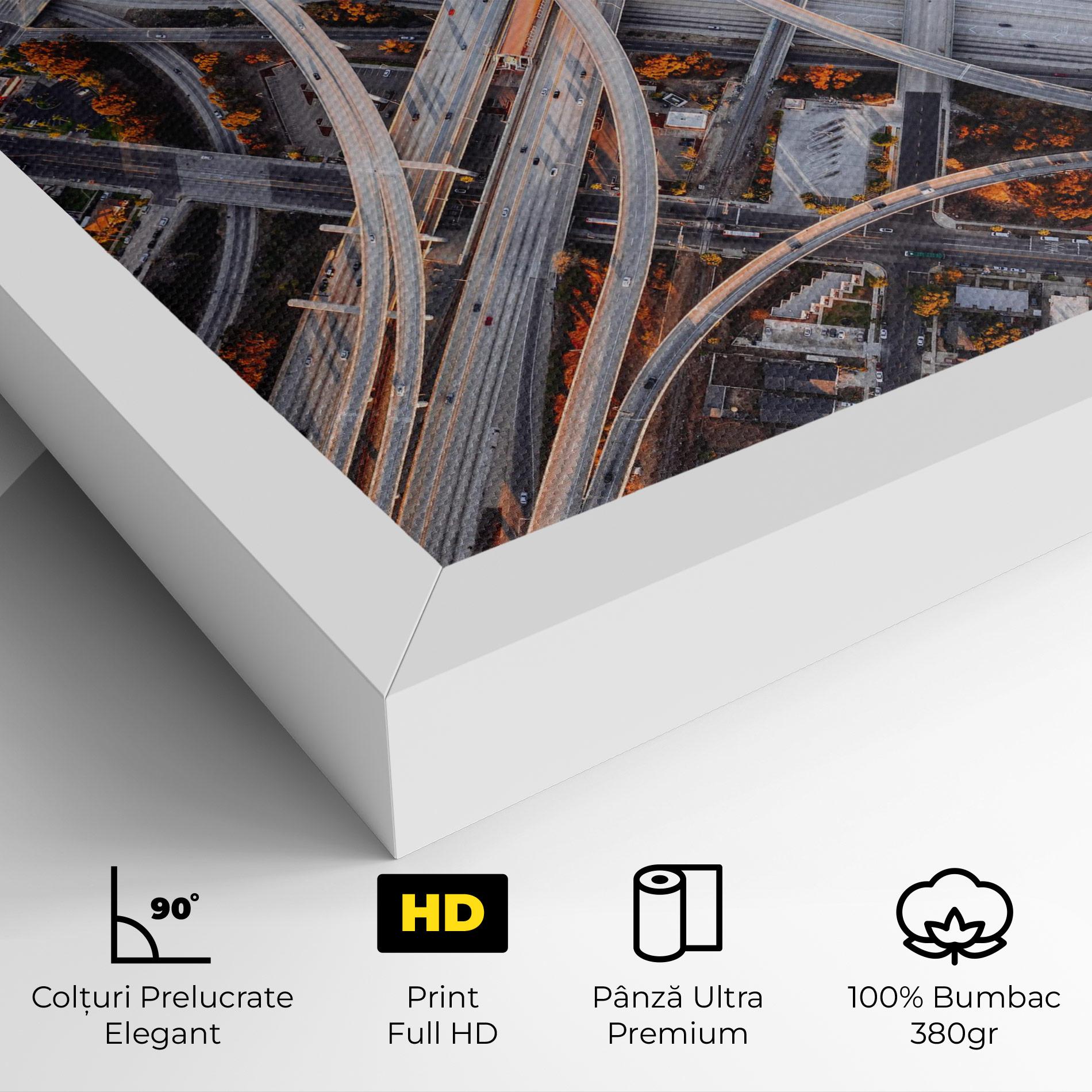 Tablou Canvas Big Road City mockup 4