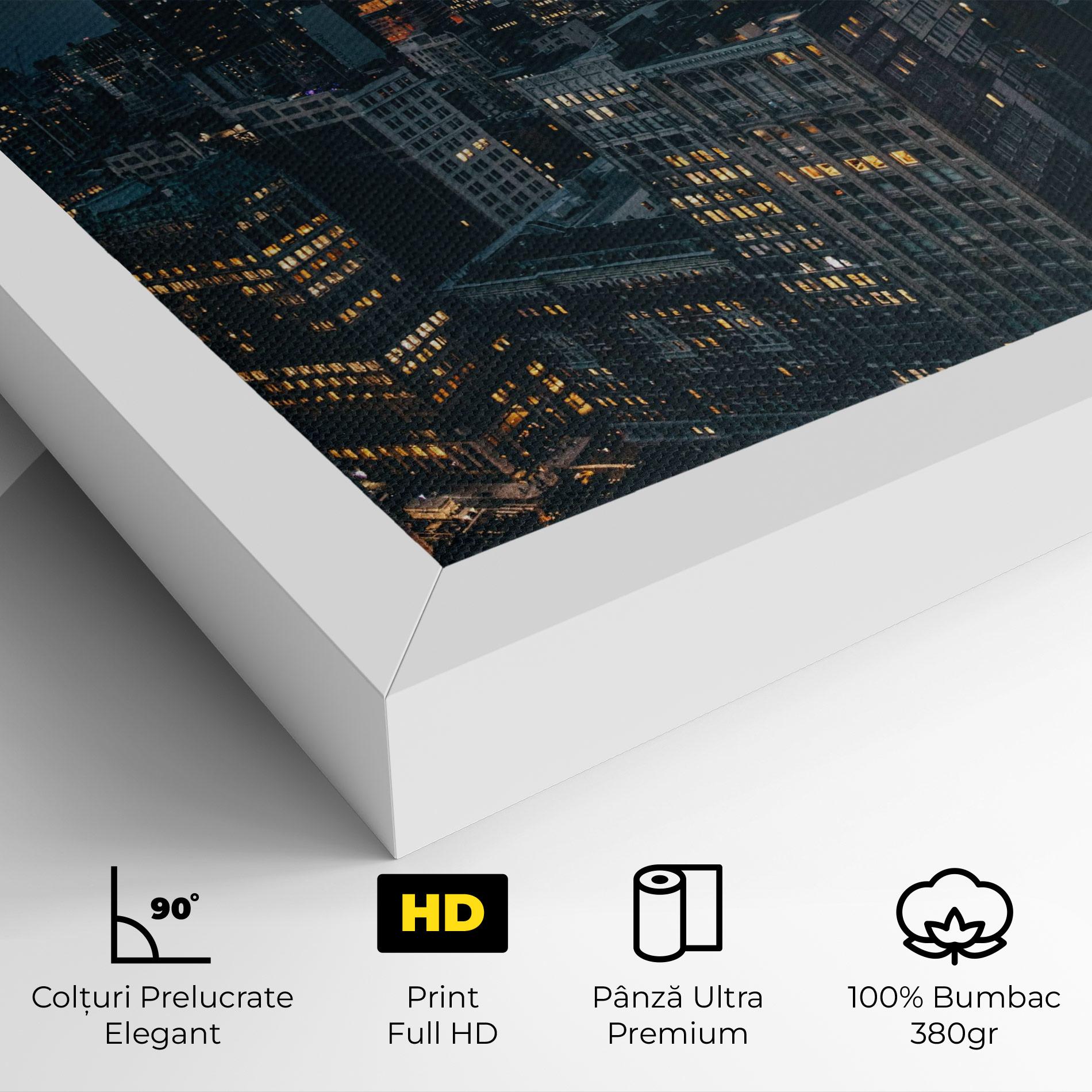 Tablou Canvas City Night mockup 4