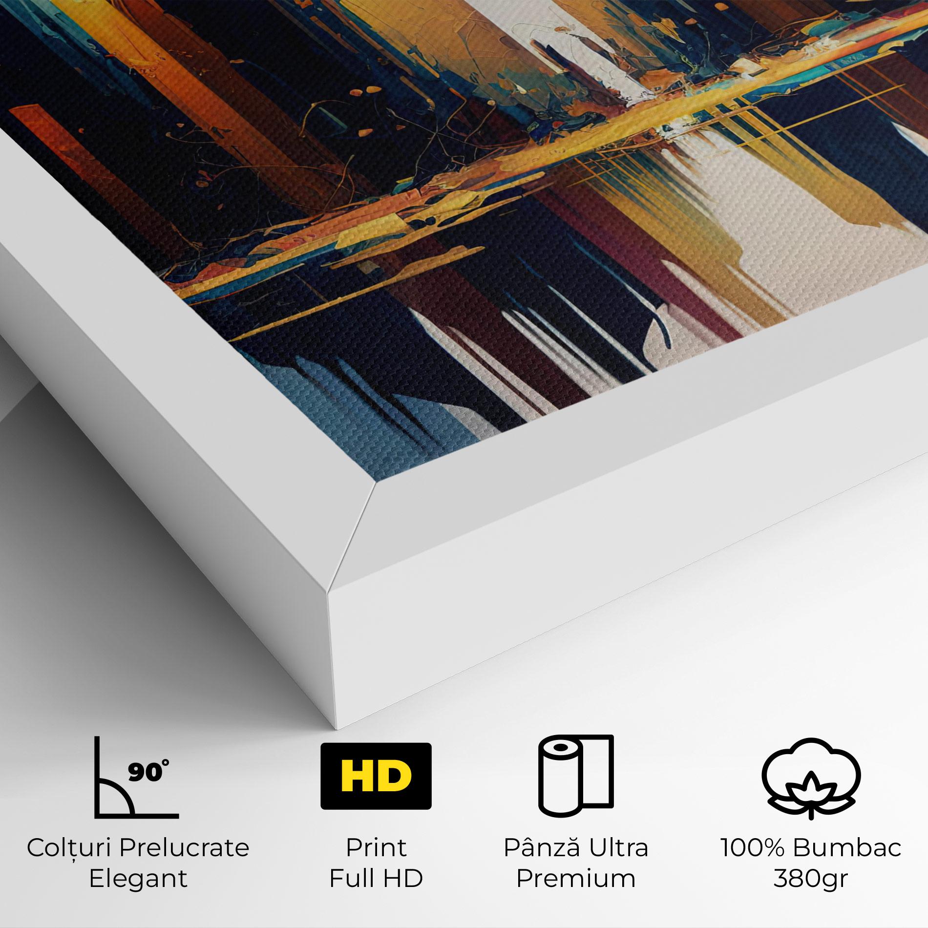 Tablou Canvas City Pain Art mockup 4