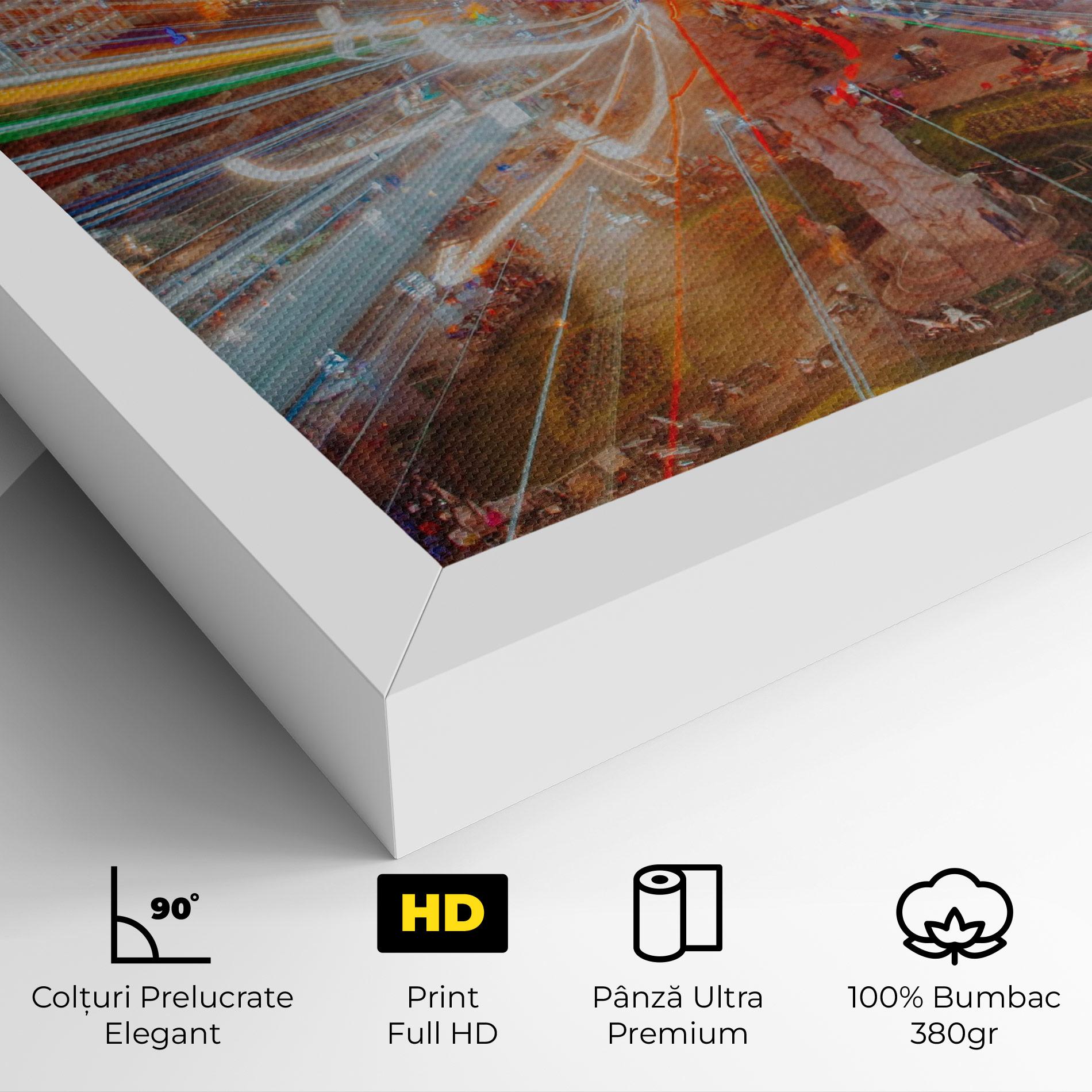 Tablou Canvas Colorful Light City mockup 4