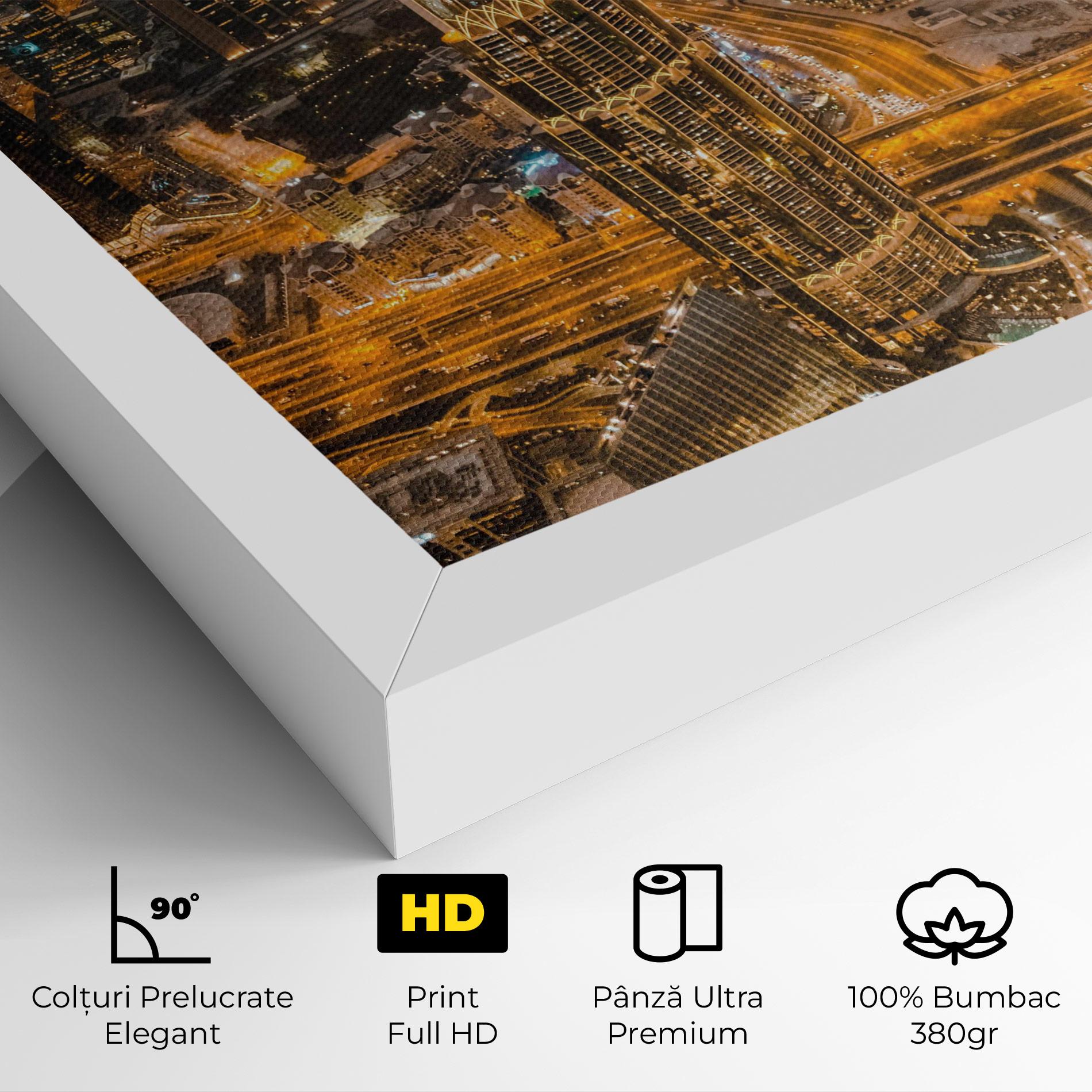 Tablou Canvas Dubai Lights mockup 4