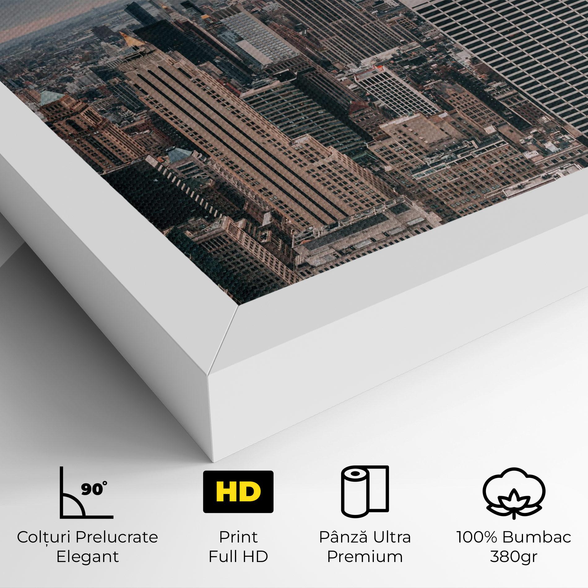 Tablou Canvas High View Building mockup 4