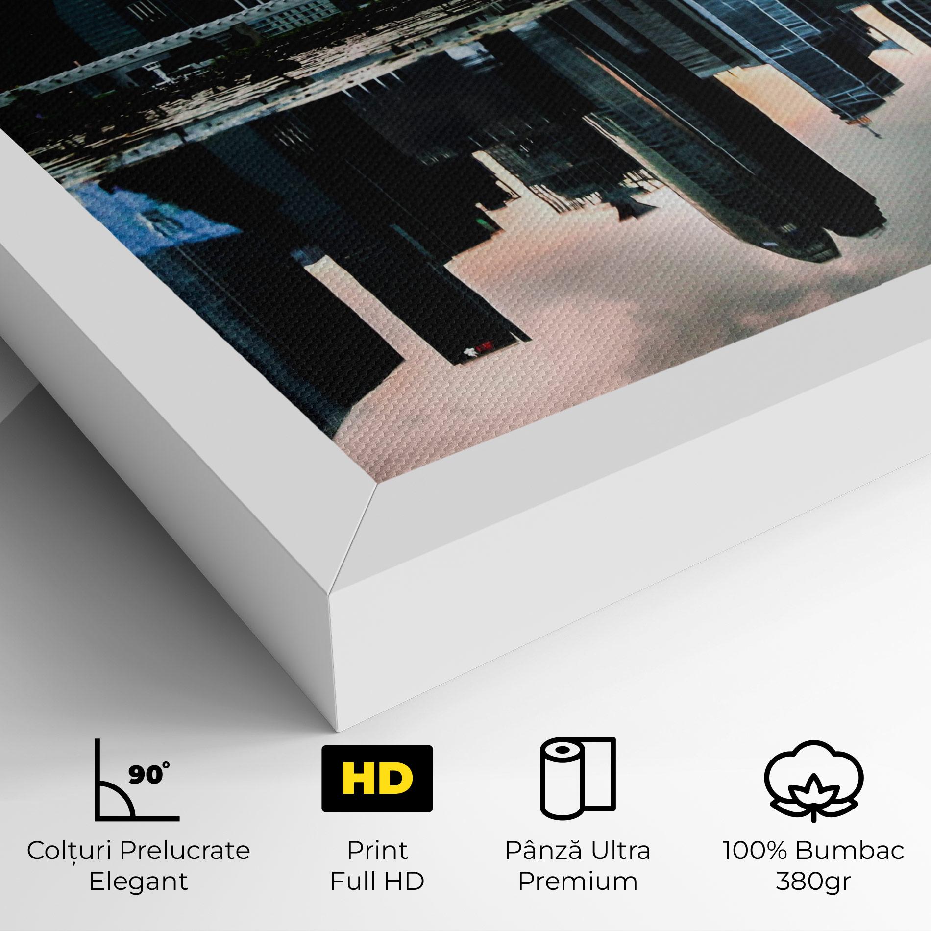 Tablou Canvas Urban Water Reflection mockup 4
