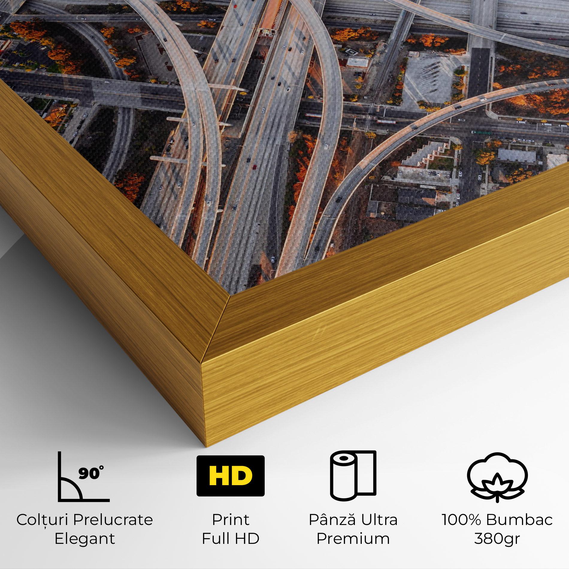 Tablou Canvas Big Road City mockup 4