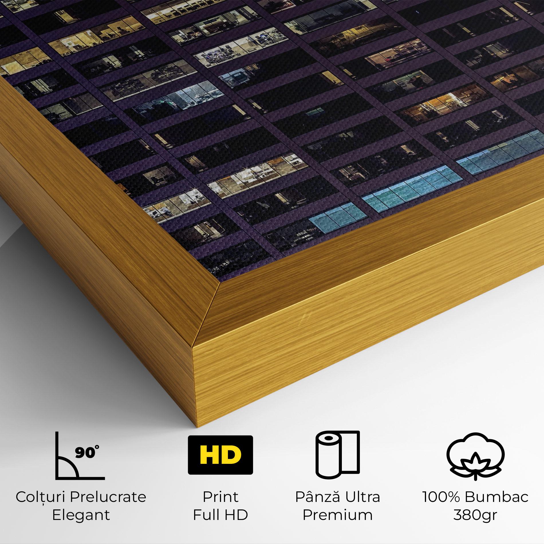 Tablou Canvas Building Lights mockup 4