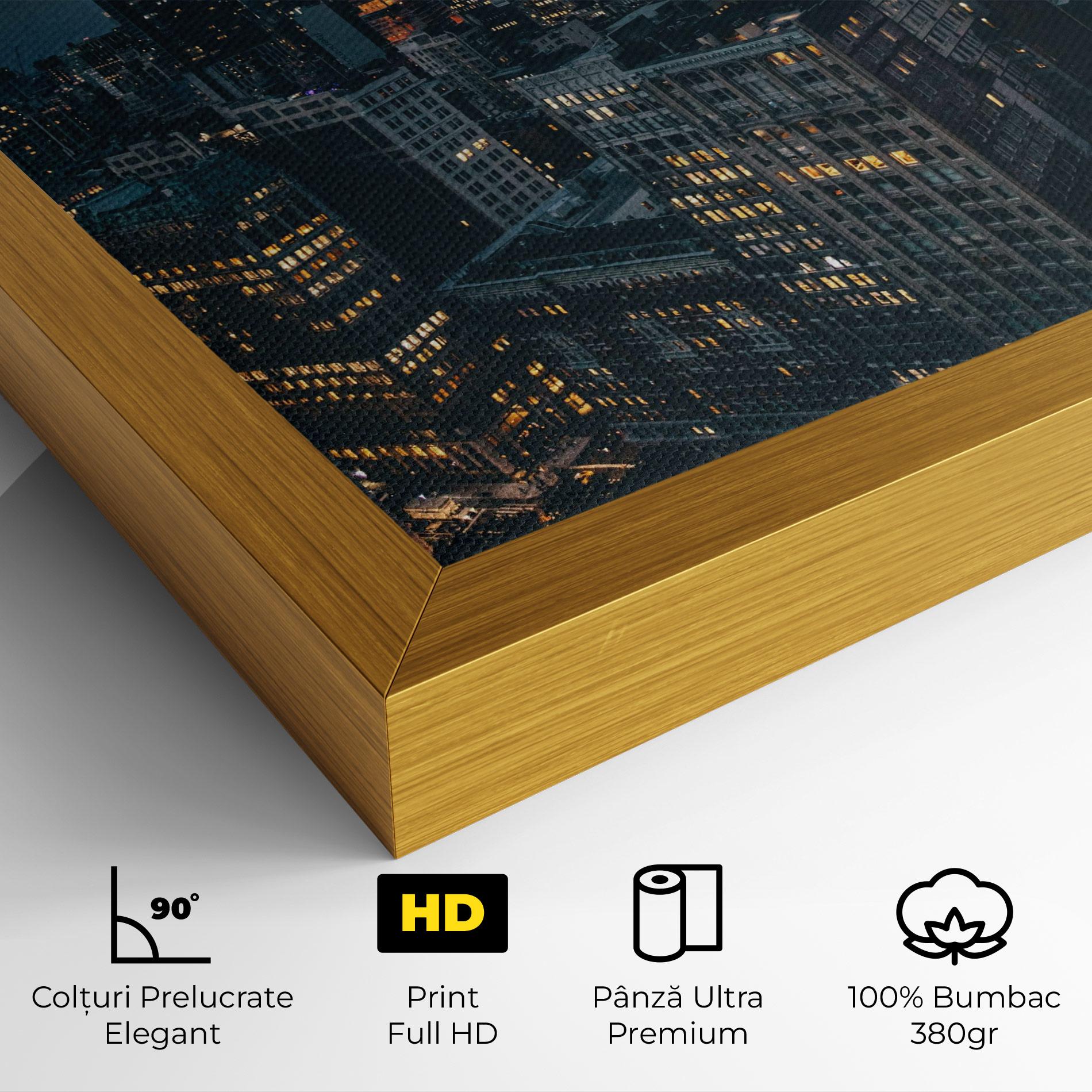 Tablou Canvas City Night mockup 4