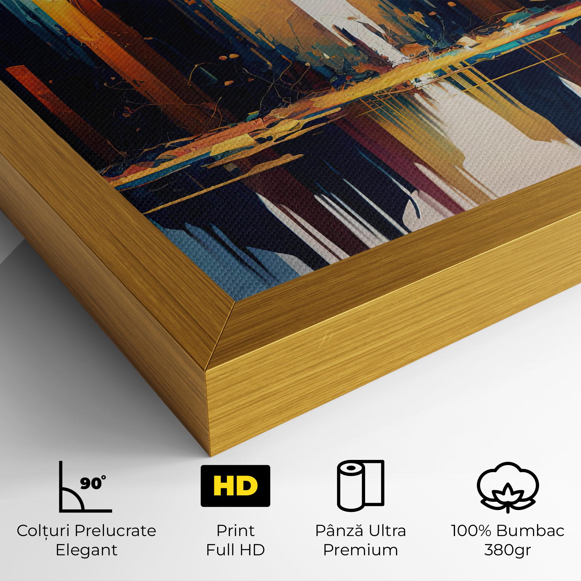 Tablou Canvas City Pain Art mockup 4