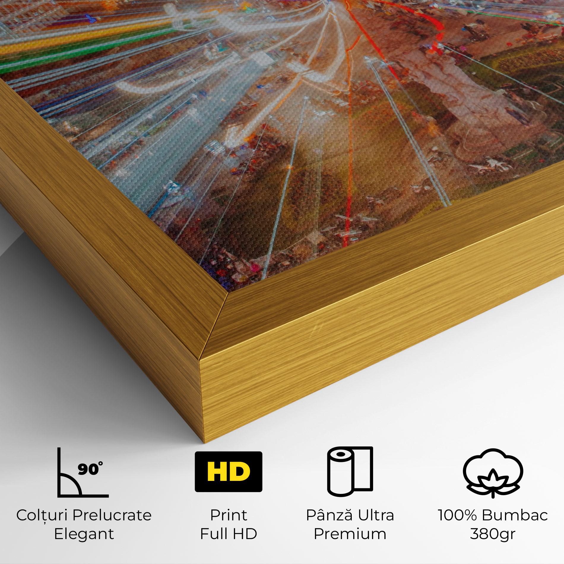 Tablou Canvas Colorful Light City mockup 4