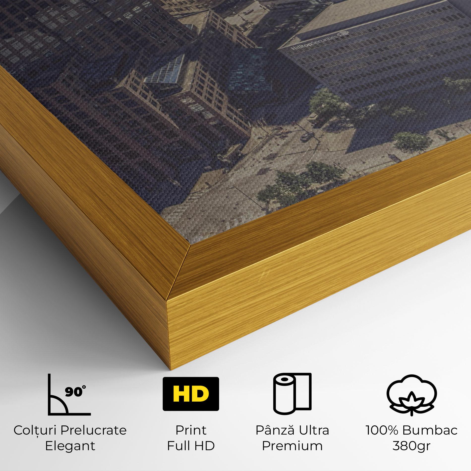 Tablou Canvas Cream Light Building mockup 4