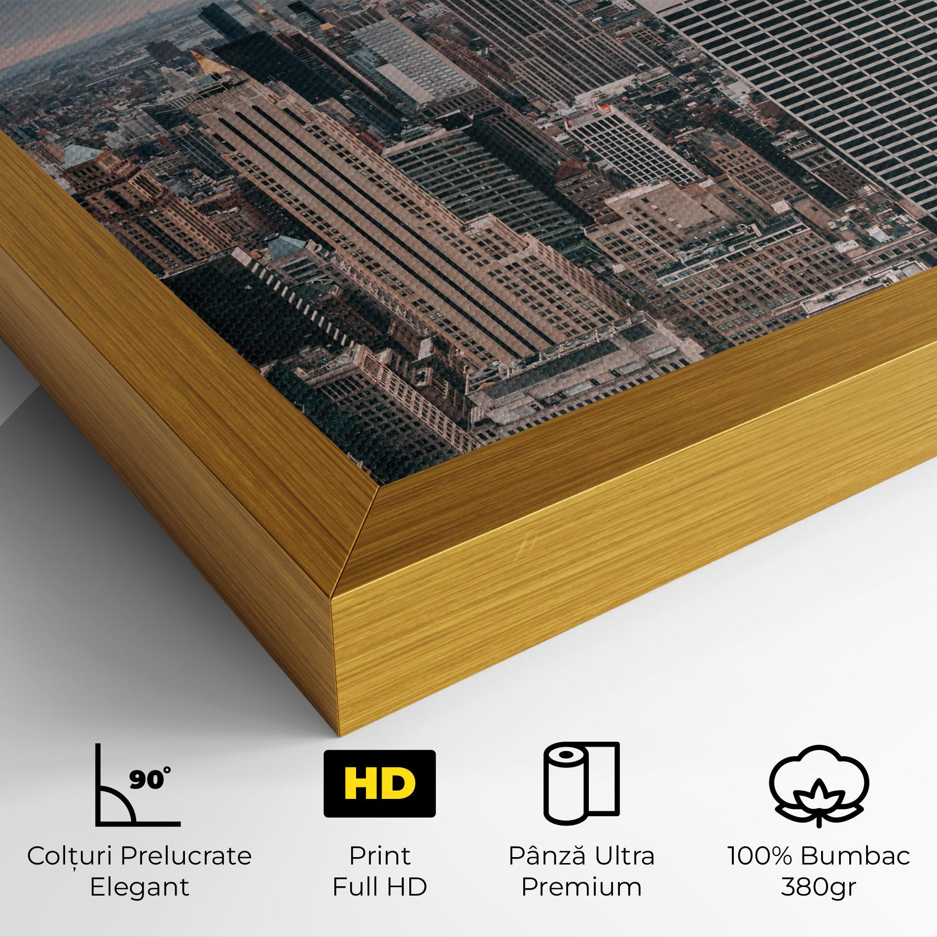 Tablou Canvas High View Building mockup 4