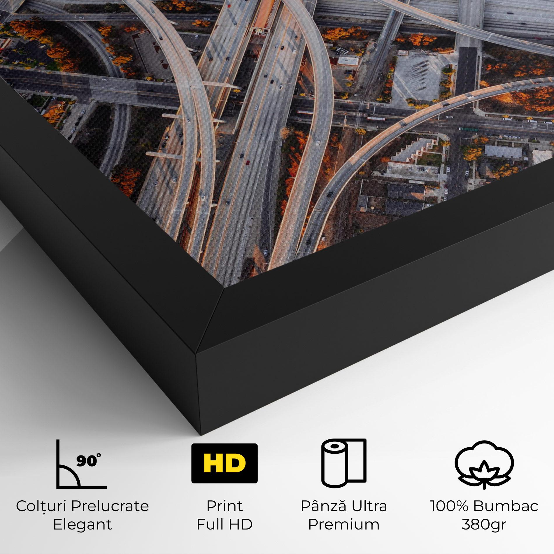 Tablou Canvas Big Road City mockup 4