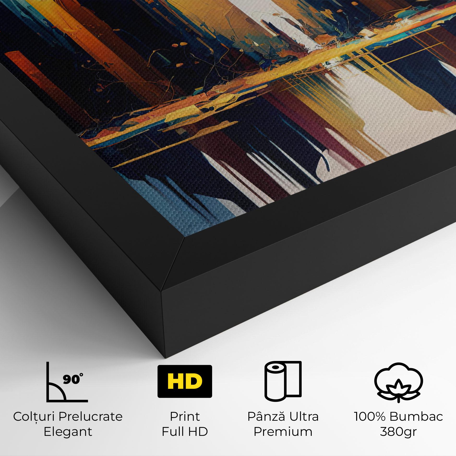 Tablou Canvas City Pain Art mockup 4