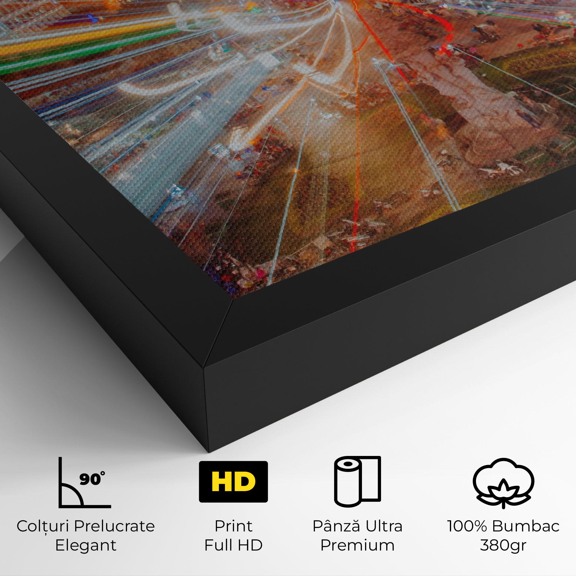 Tablou Canvas Colorful Light City mockup 4