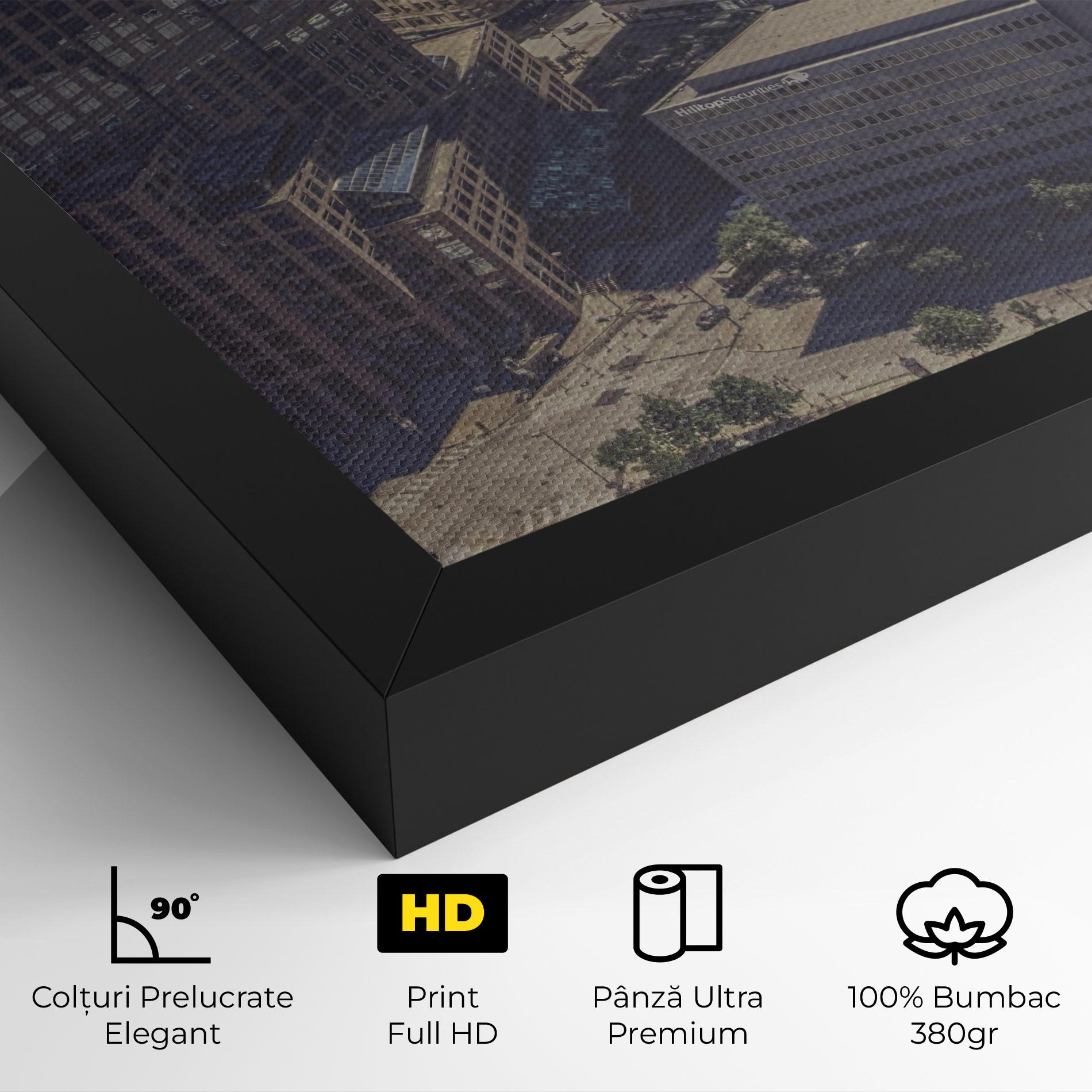 Tablou Canvas Cream Light Building mockup 4