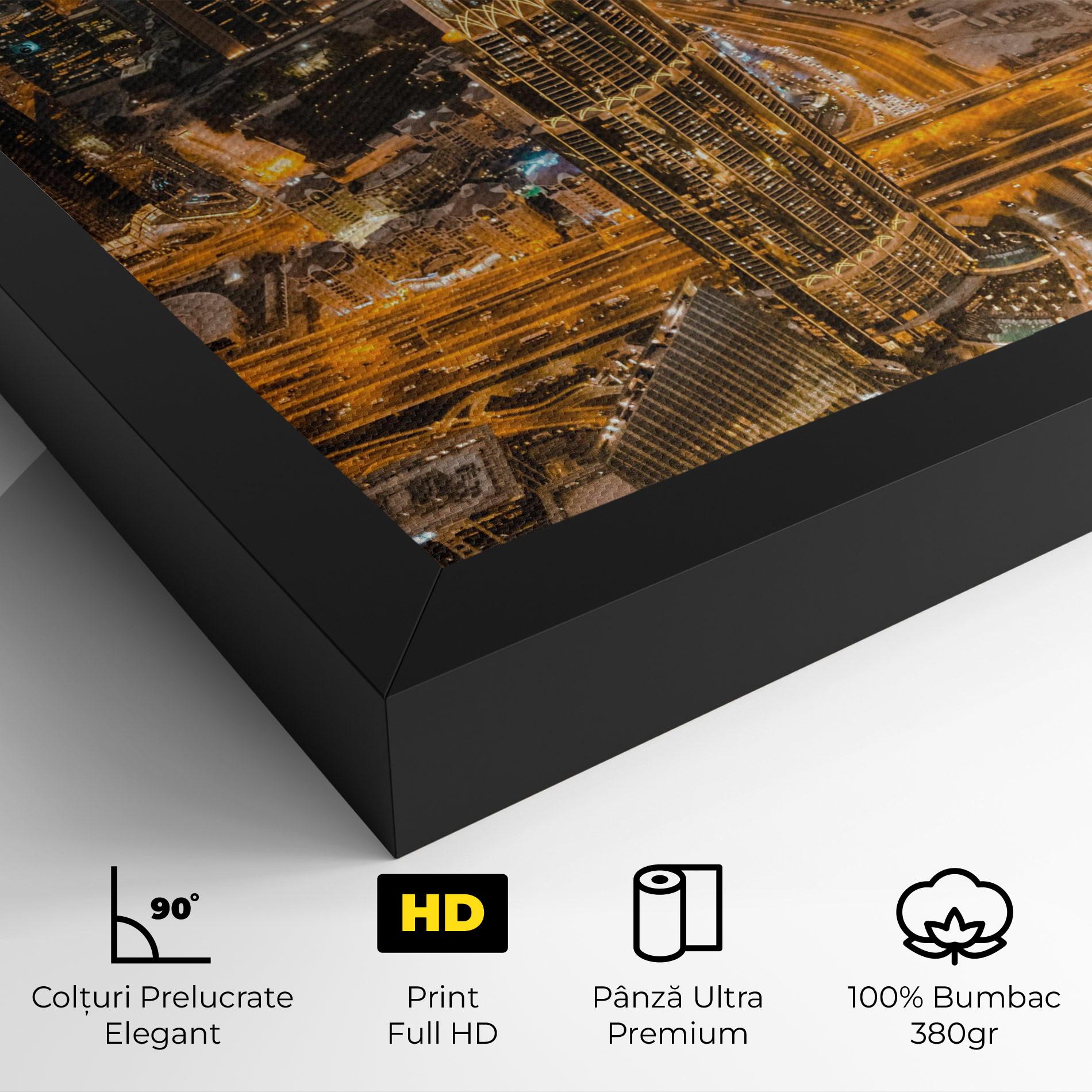 Tablou Canvas Dubai Lights mockup 4