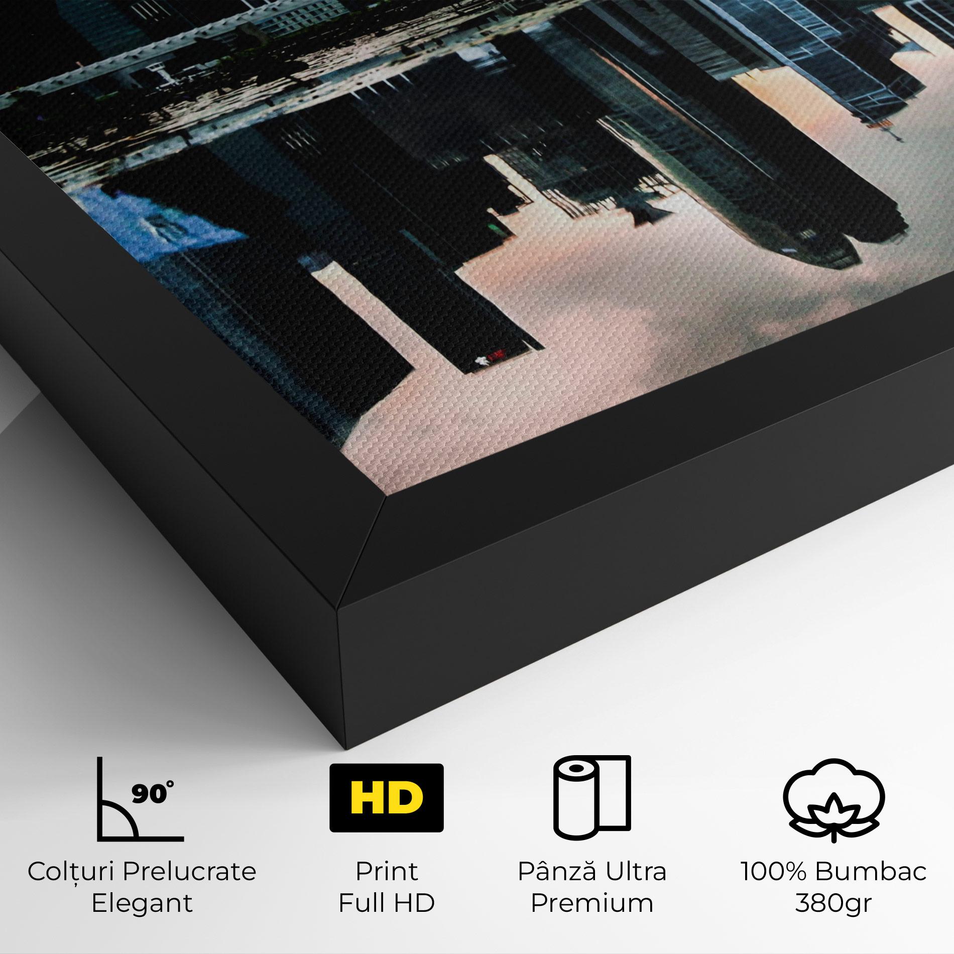 Tablou Canvas Urban Water Reflection mockup 4