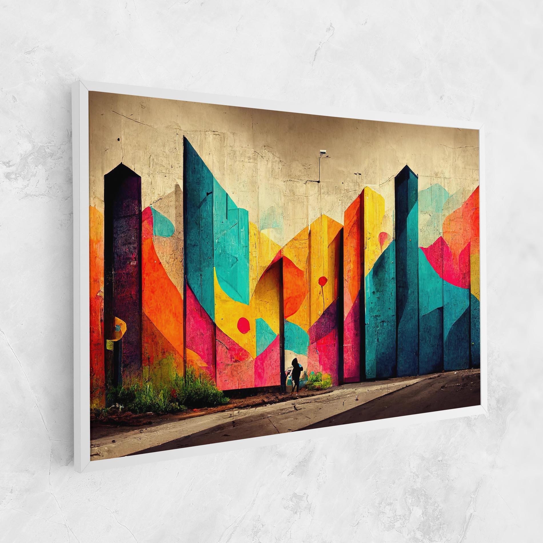 Tablou Canvas Abstract City Color mockup 1