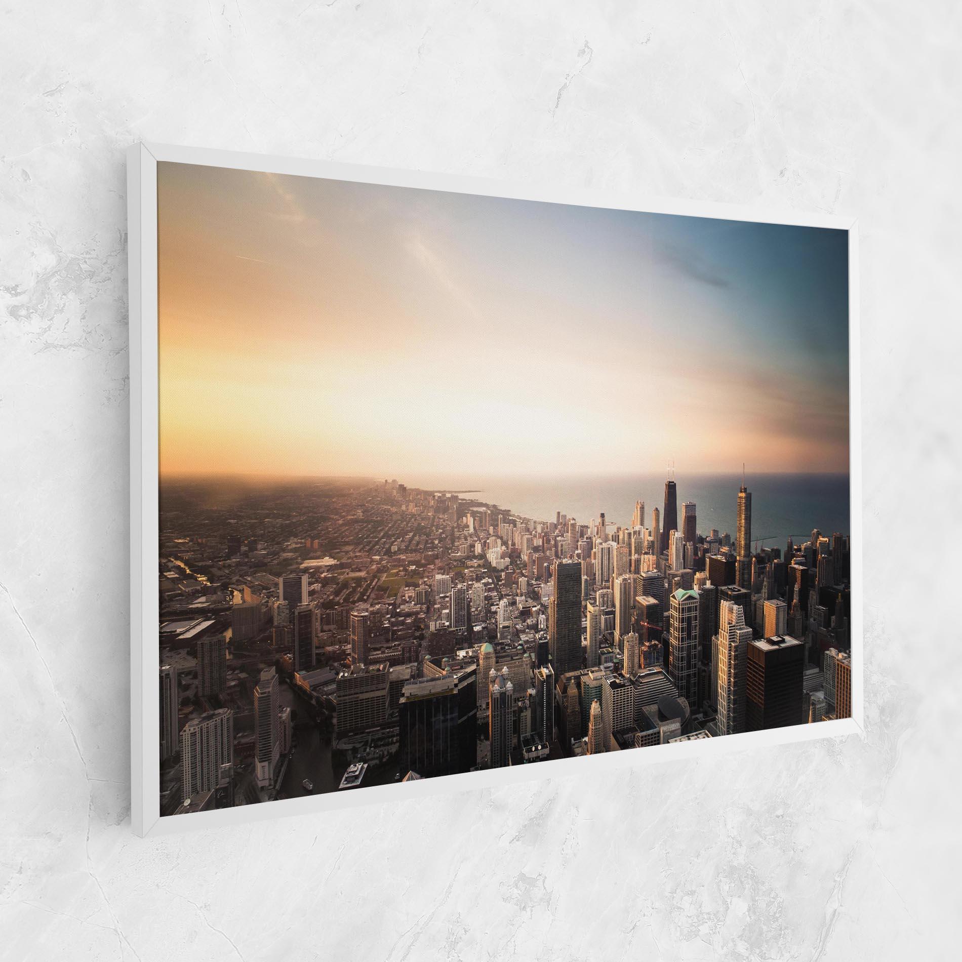 Tablou Canvas City Buildings mockup 1