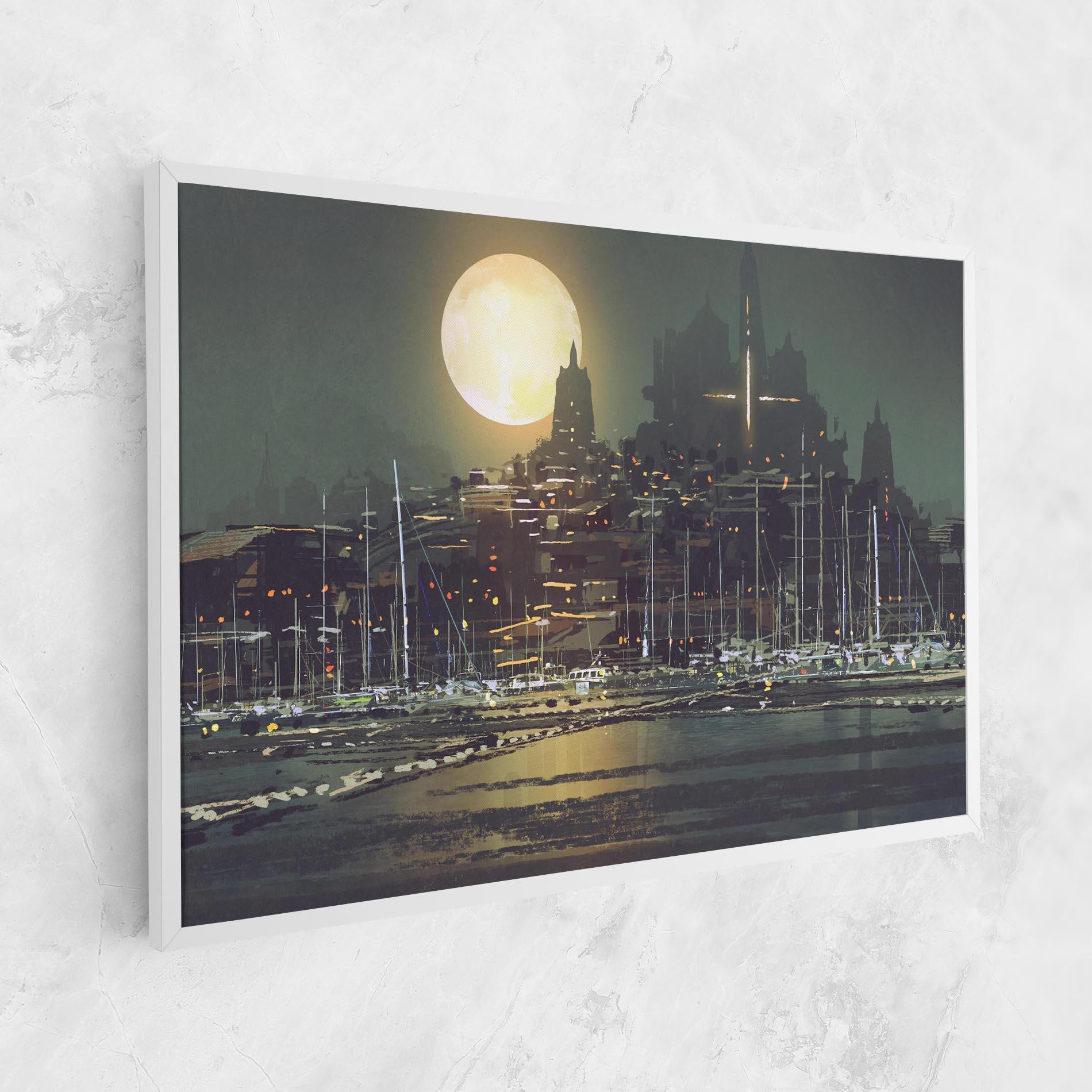 Tablou Canvas City Port mockup 1