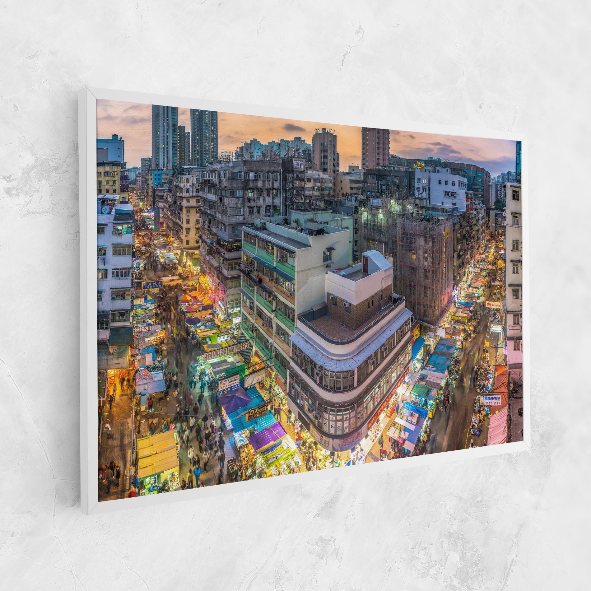 Tablou Canvas Colorful Building mockup 1