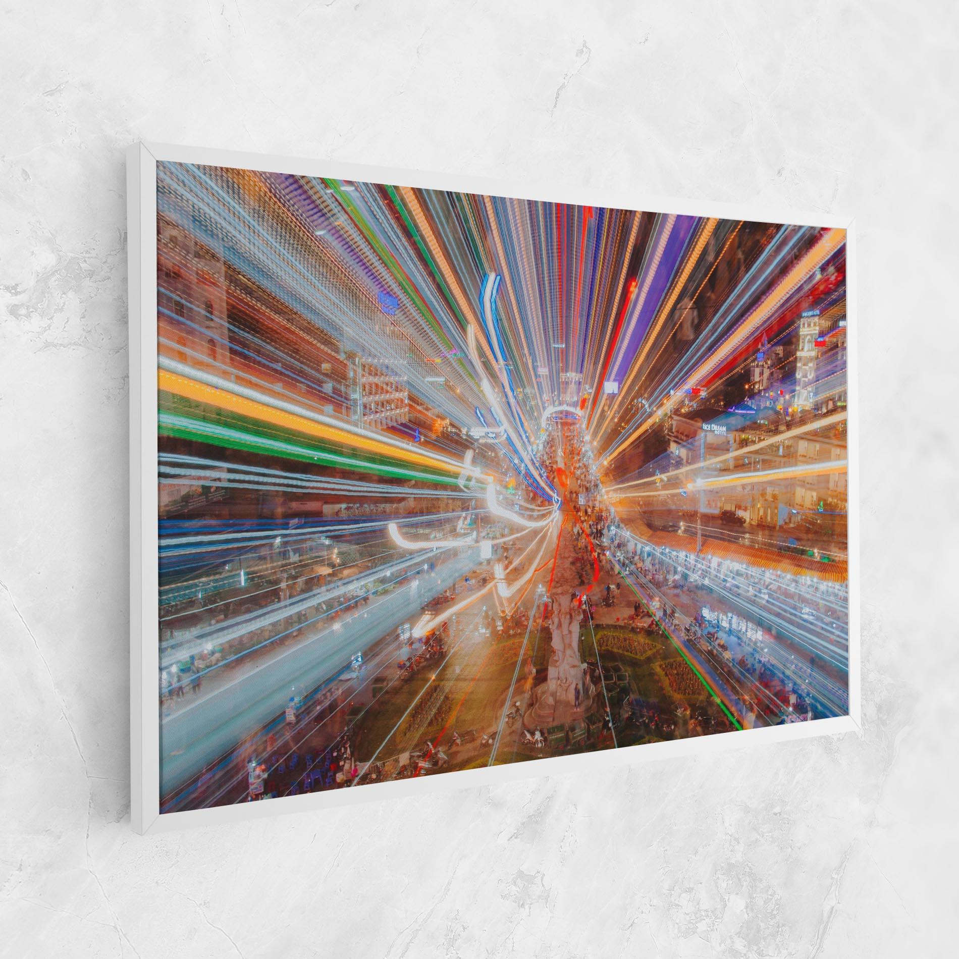 Tablou Canvas Colorful Light City mockup 1