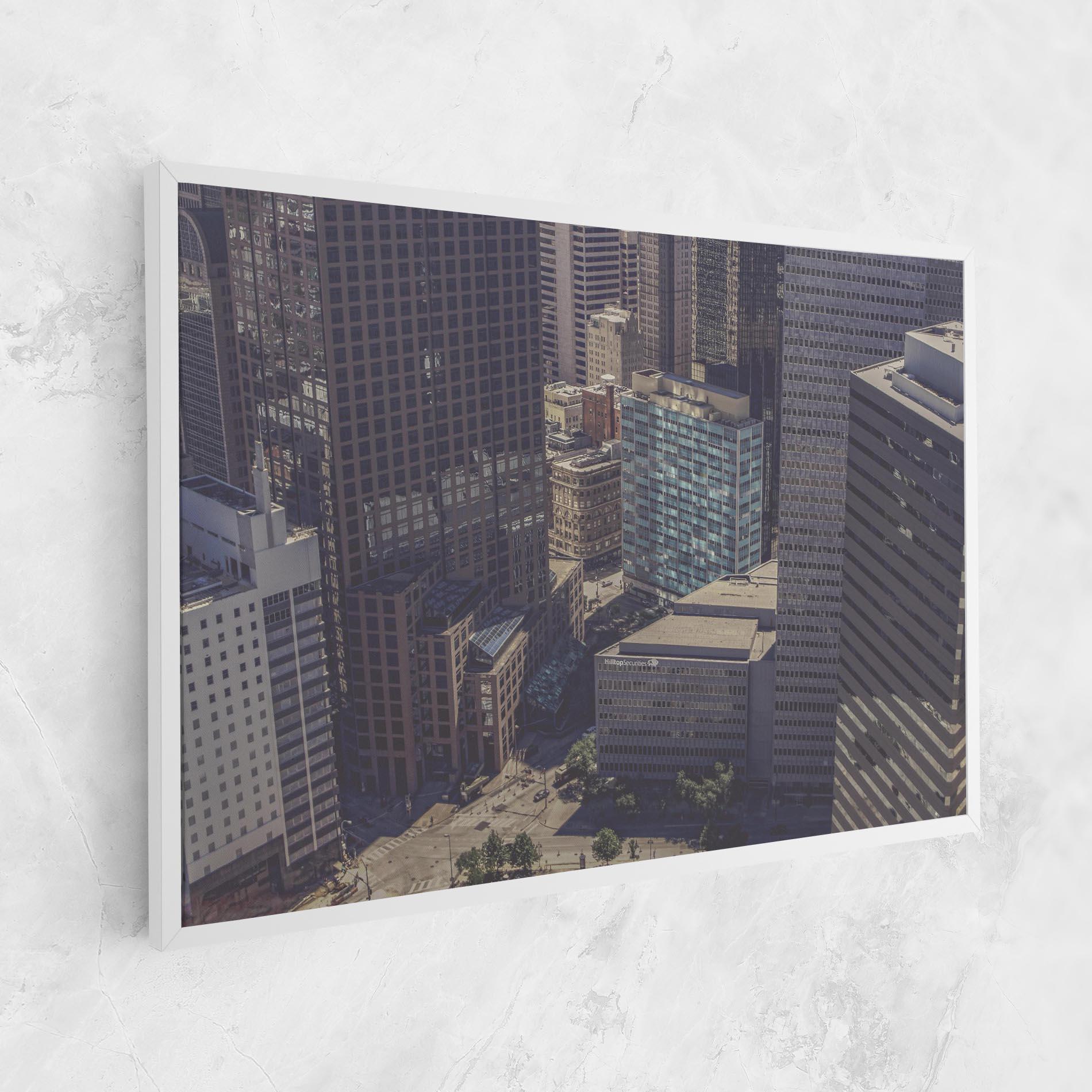 Tablou Canvas Cream Light Building mockup 1