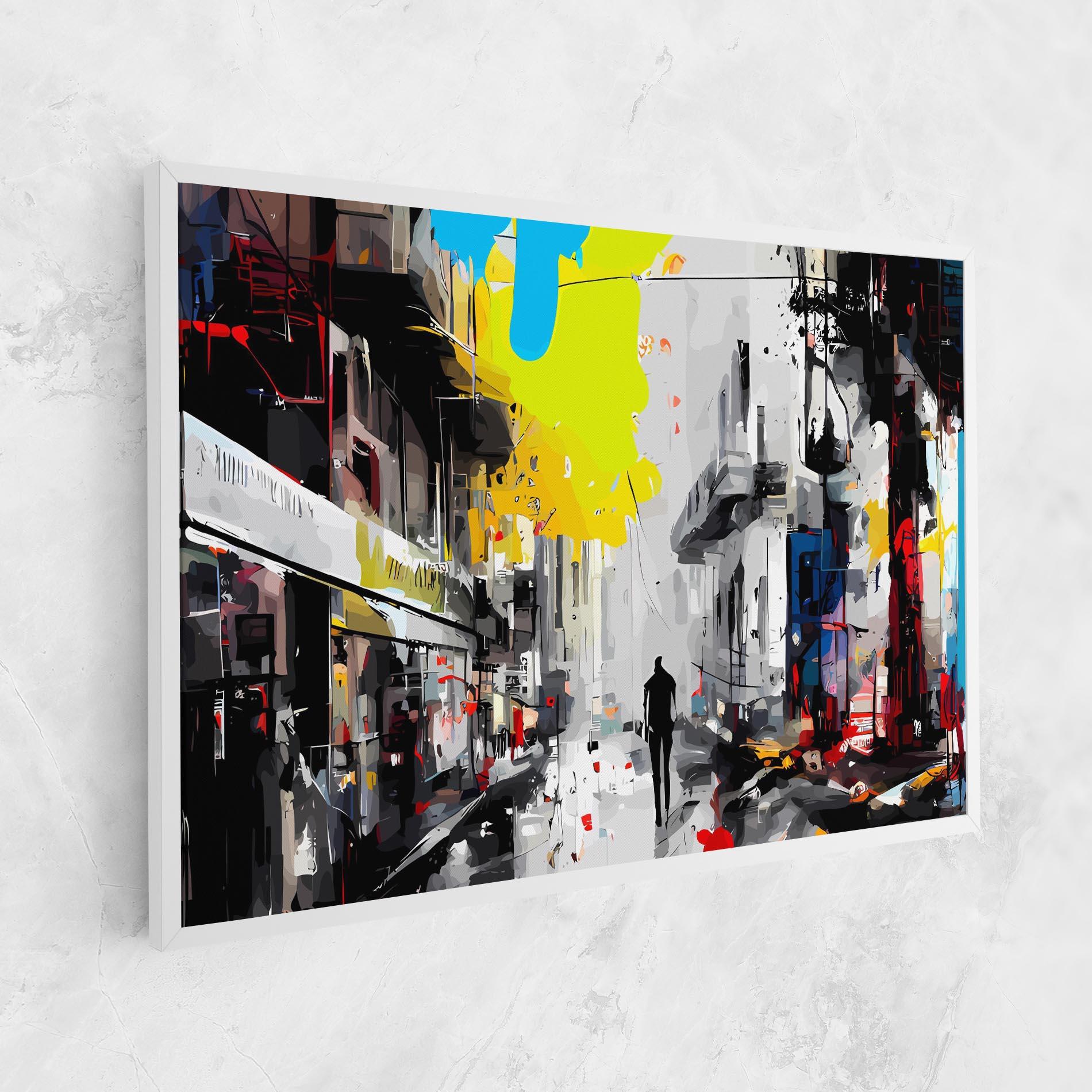 Tablou Canvas Grunge City Art mockup 1