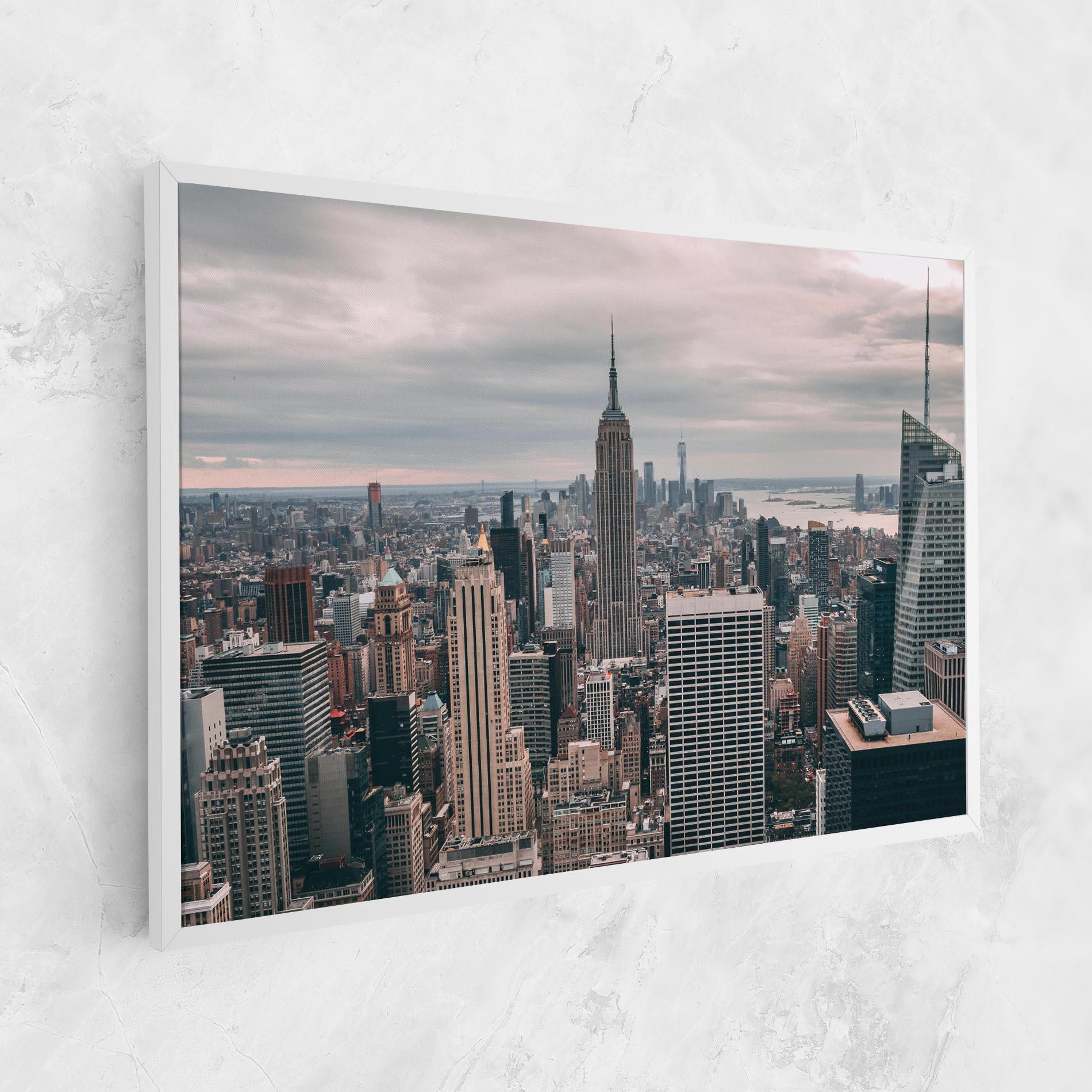 Tablou Canvas High View Building mockup 1