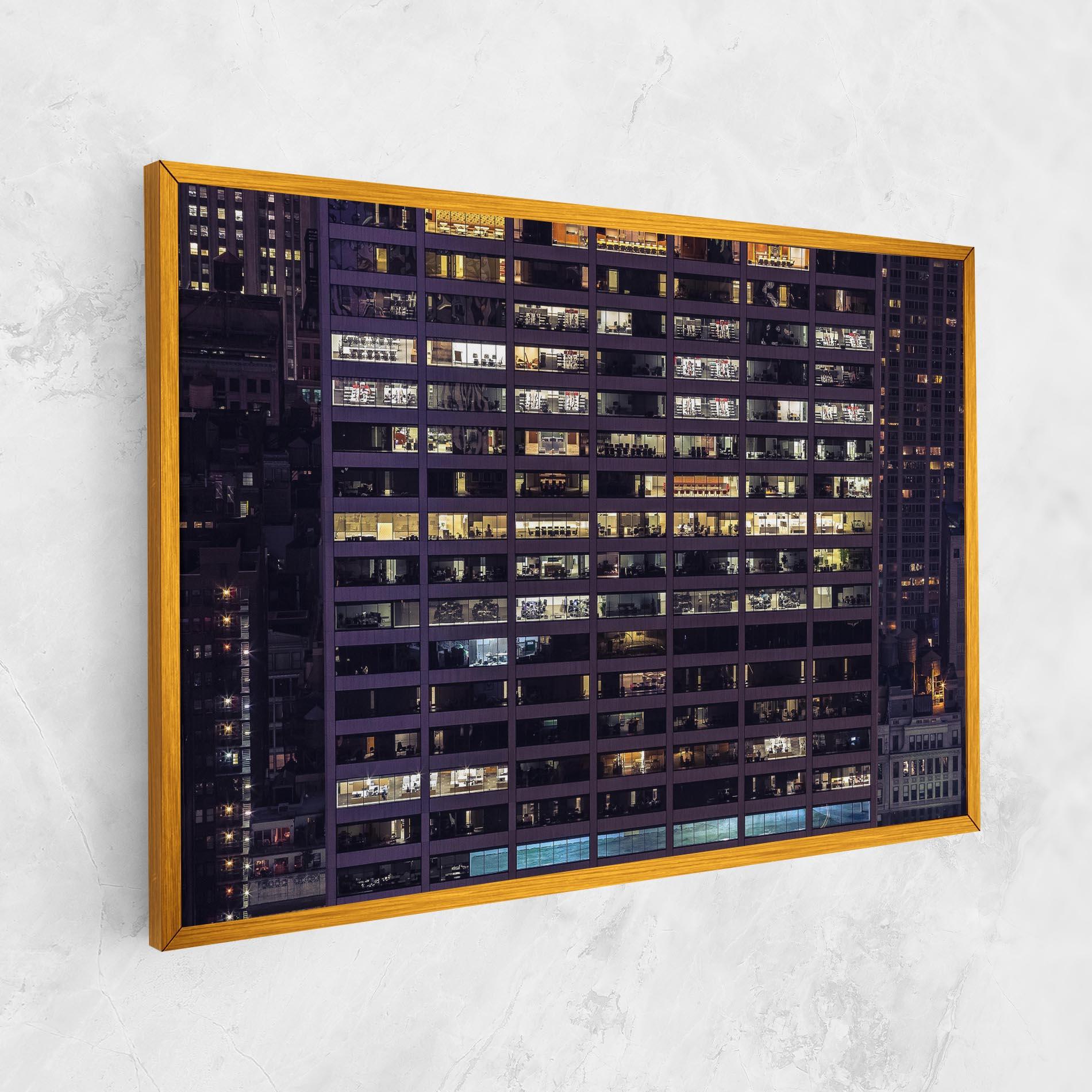 Tablou Canvas Building Lights mockup 1