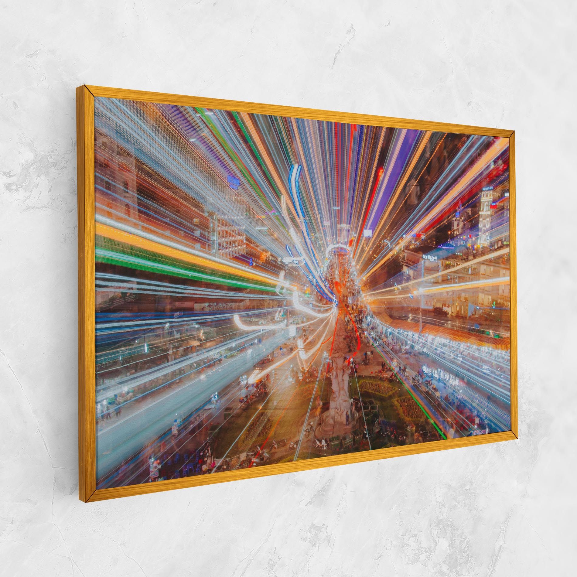 Colorful Light City mockup 1