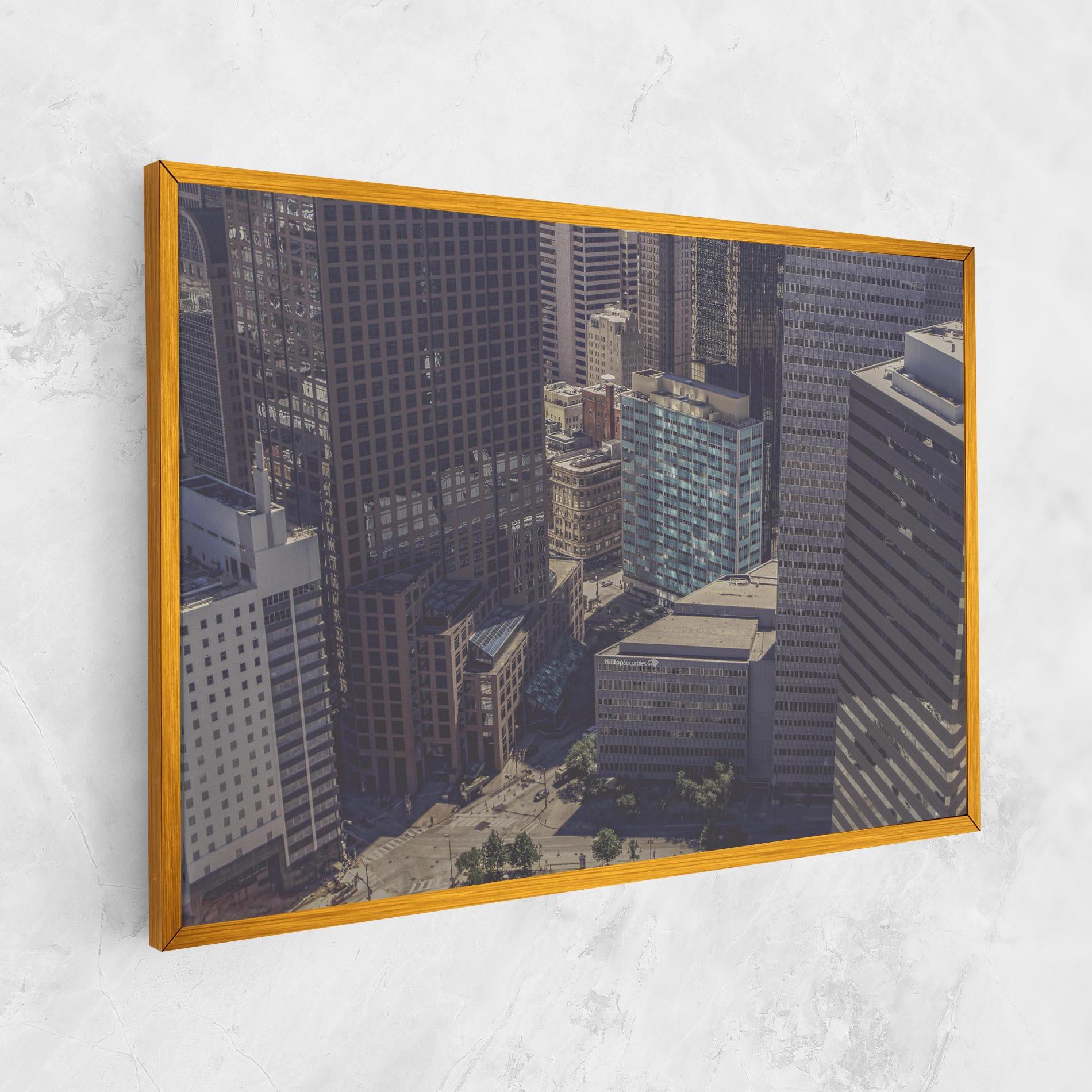 Tablou Canvas Cream Light Building mockup 1