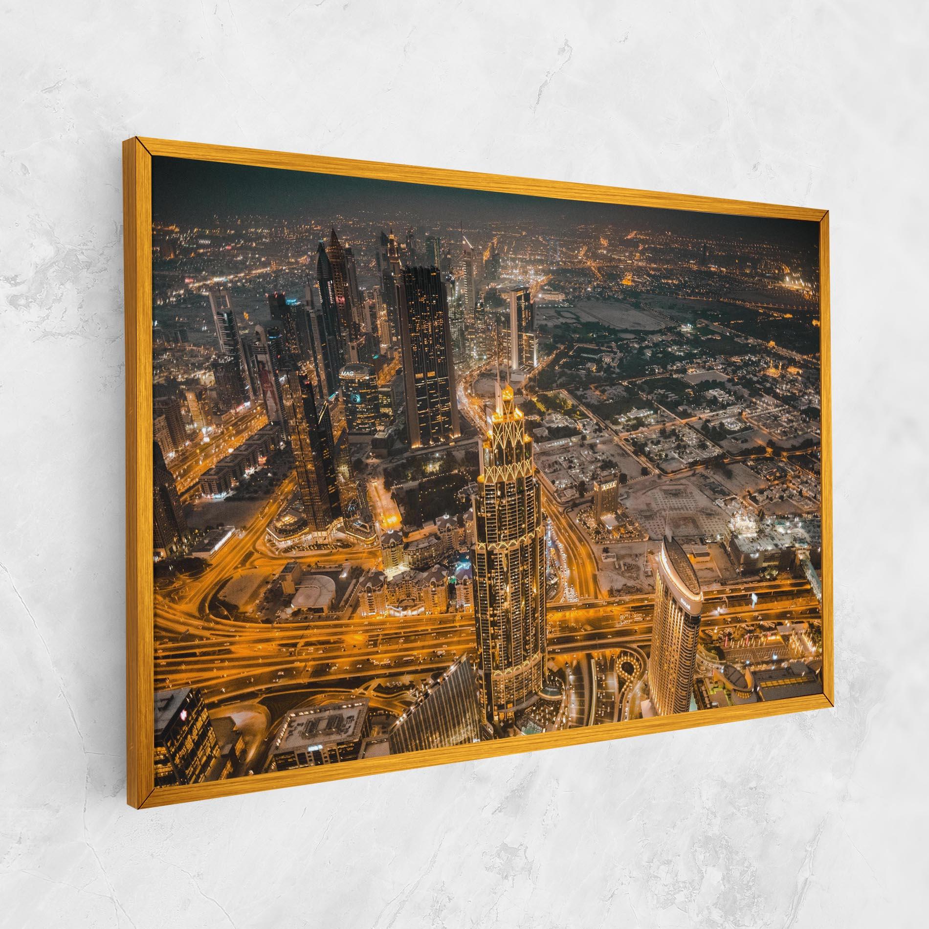 Tablou Canvas Dubai Lights mockup 1