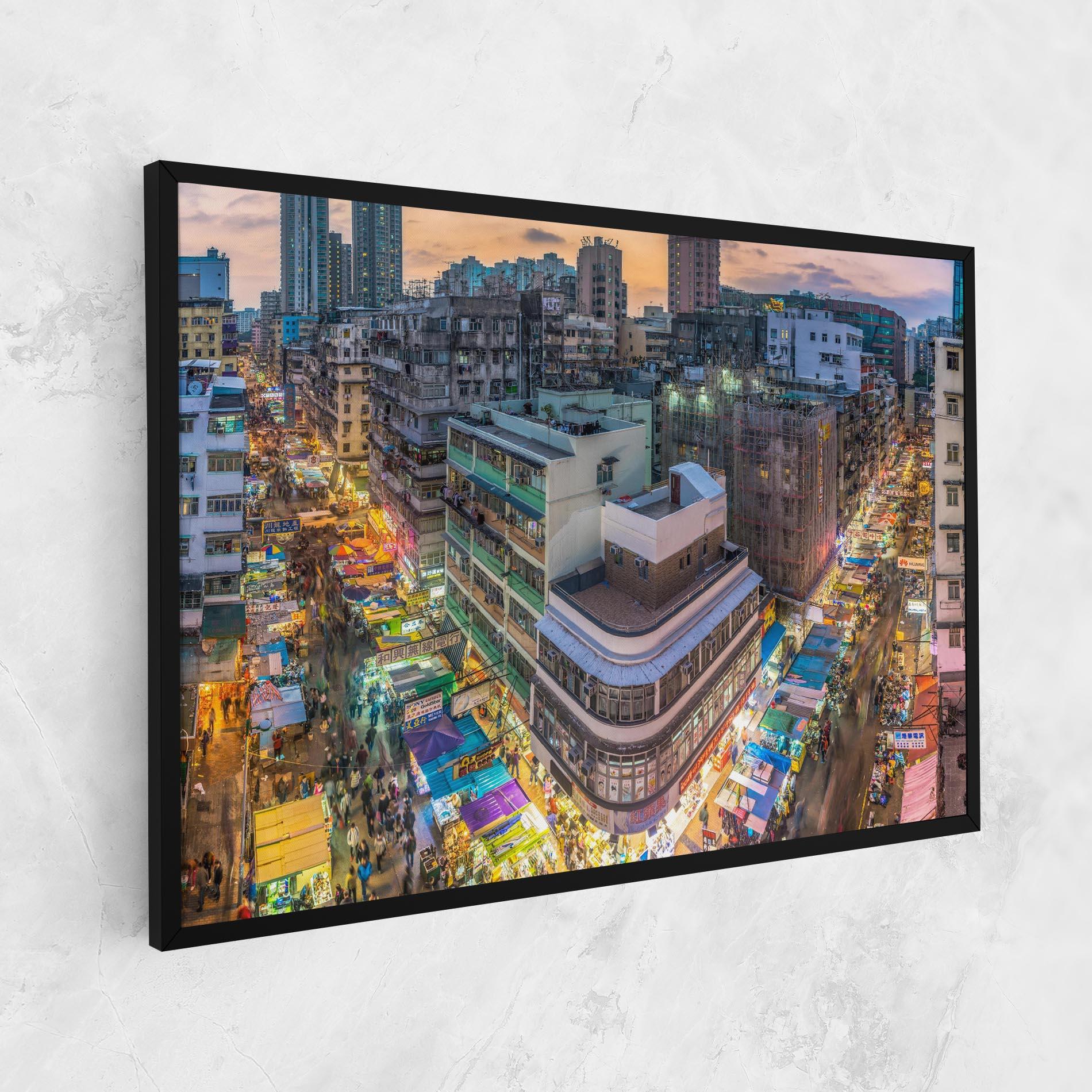 Tablou Canvas Colorful Building mockup 1