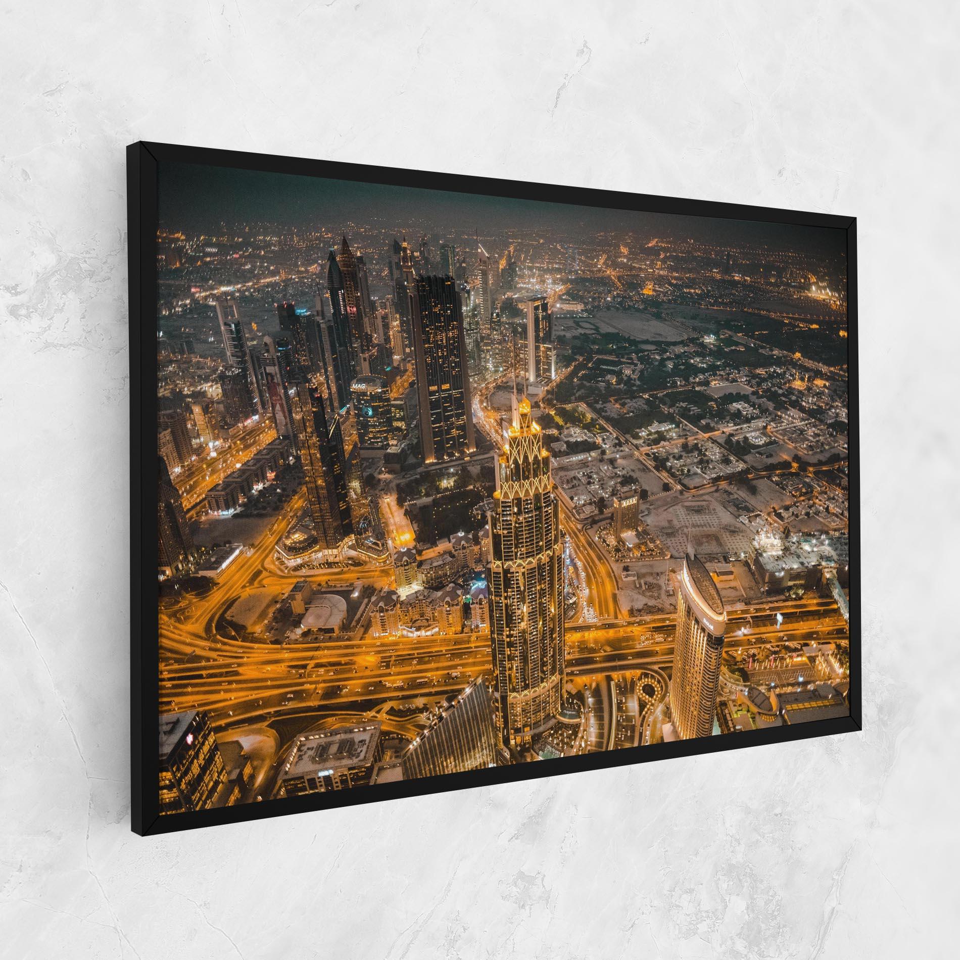 Tablou Canvas Dubai Lights mockup 1