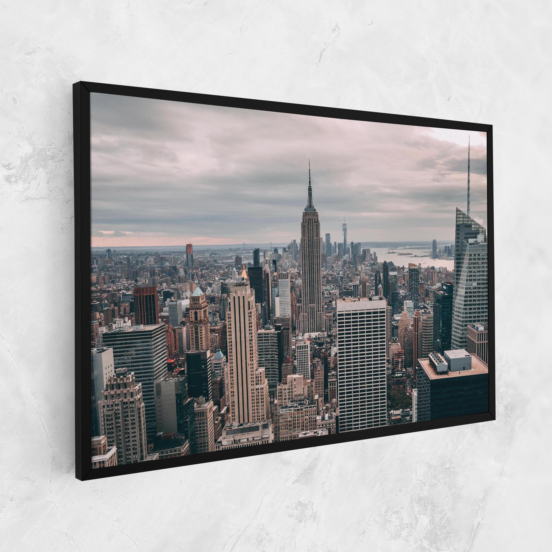 Tablou Canvas High View Building mockup 1