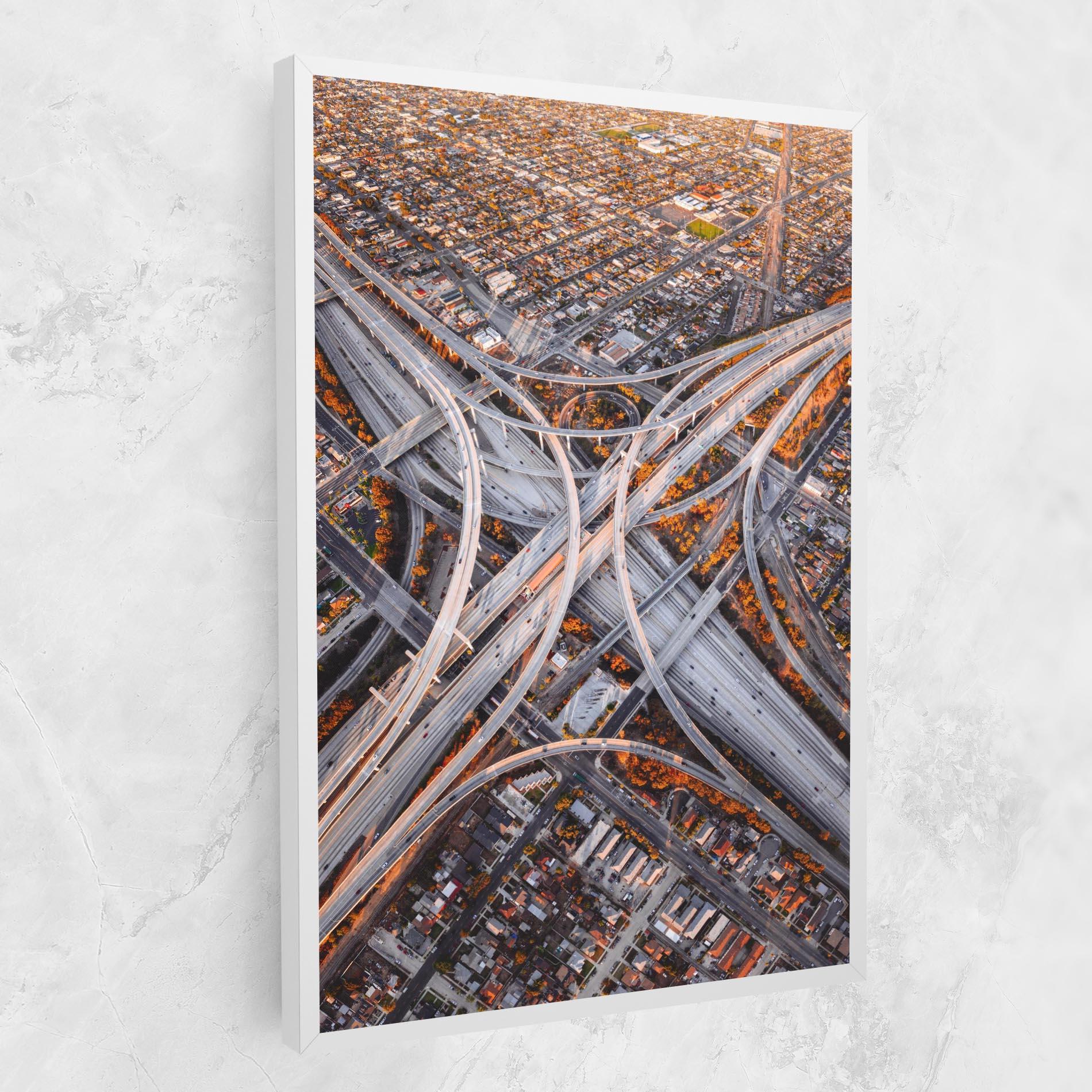 Tablou Canvas Big Road City mockup 1