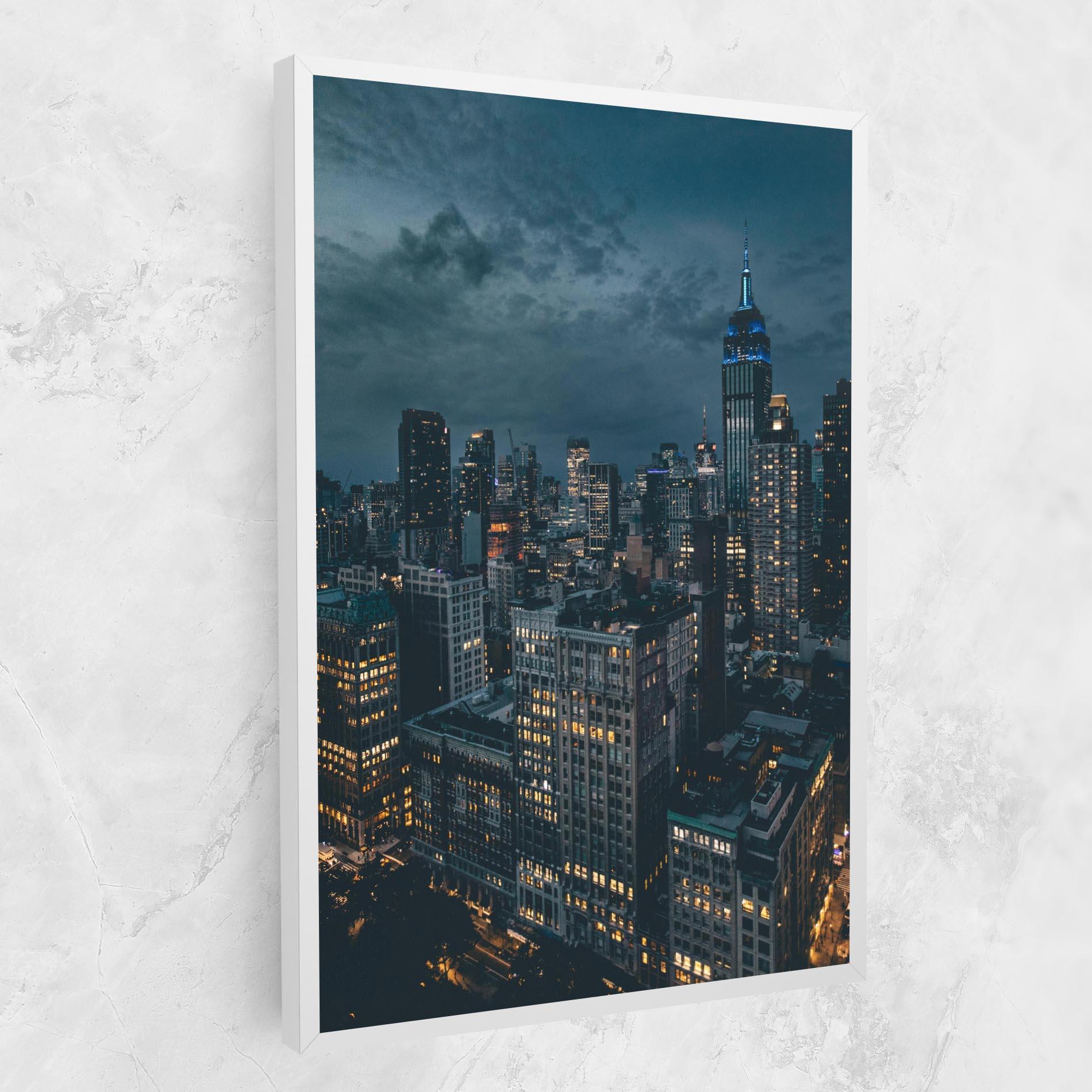 Tablou Canvas City Night mockup 1