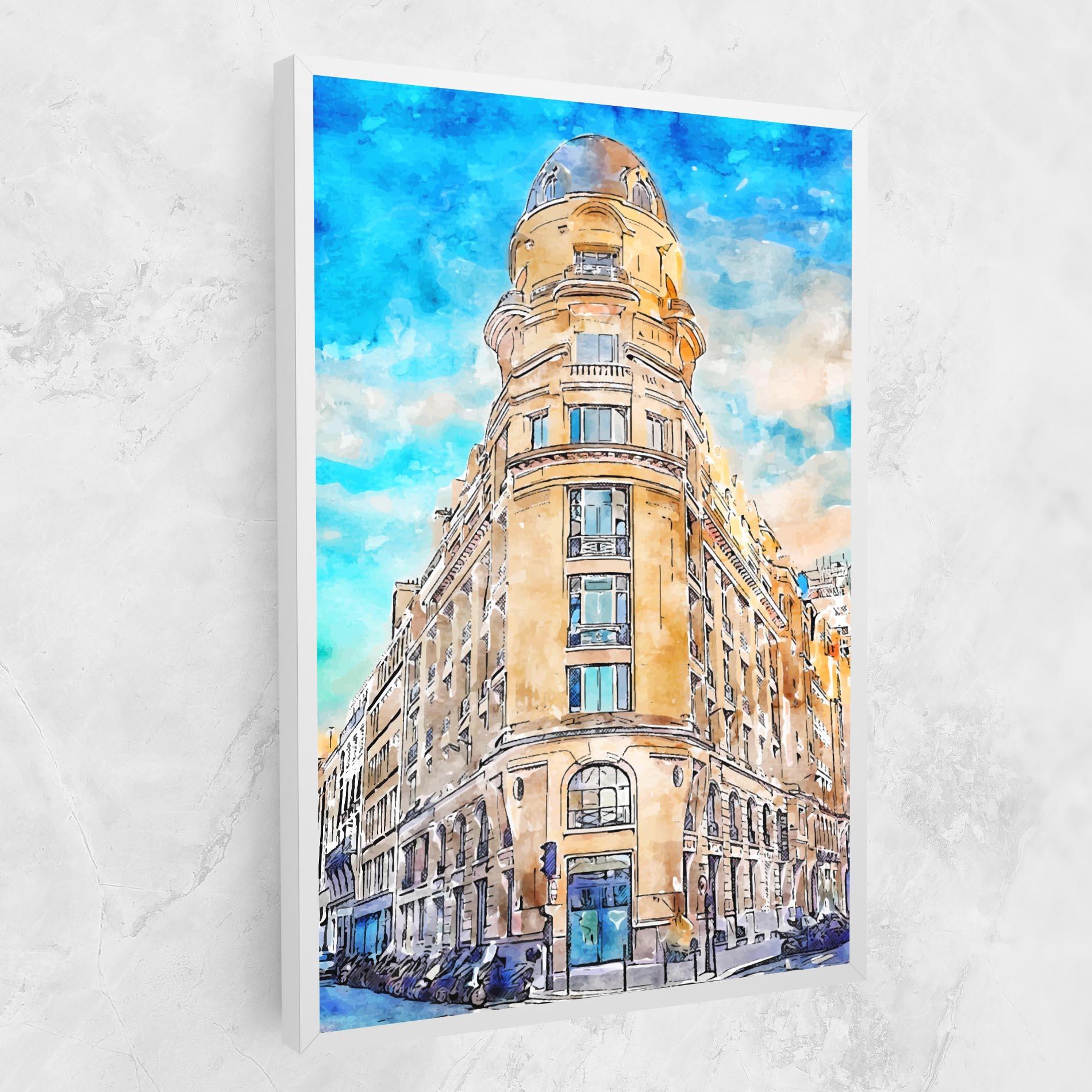 Tablou Canvas Paris Painting mockup 1