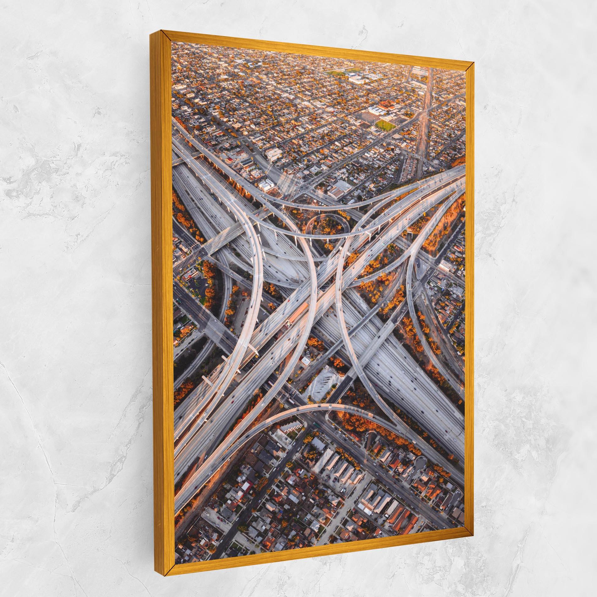 Tablou Canvas Big Road City mockup 1