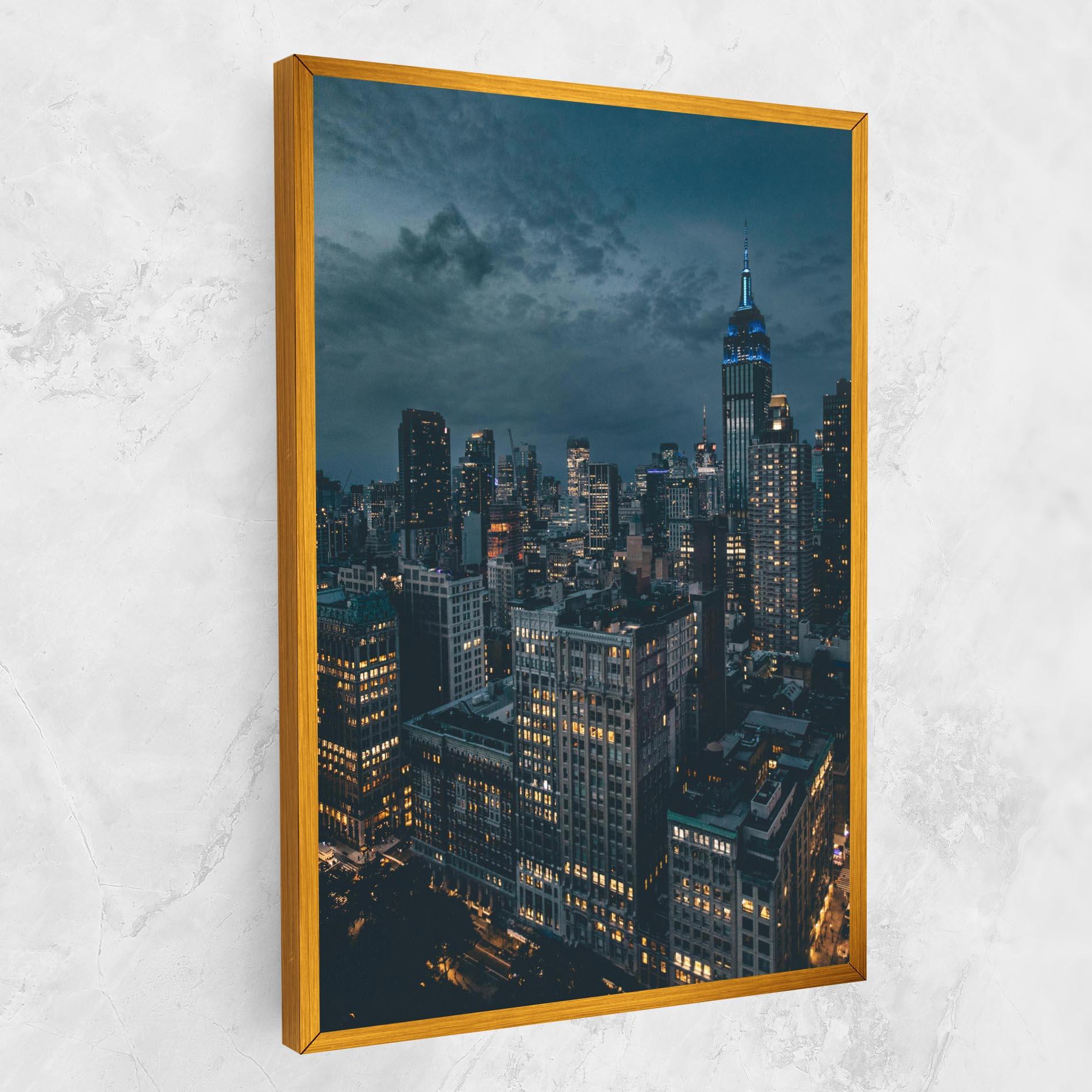 Tablou Canvas City Night mockup 1