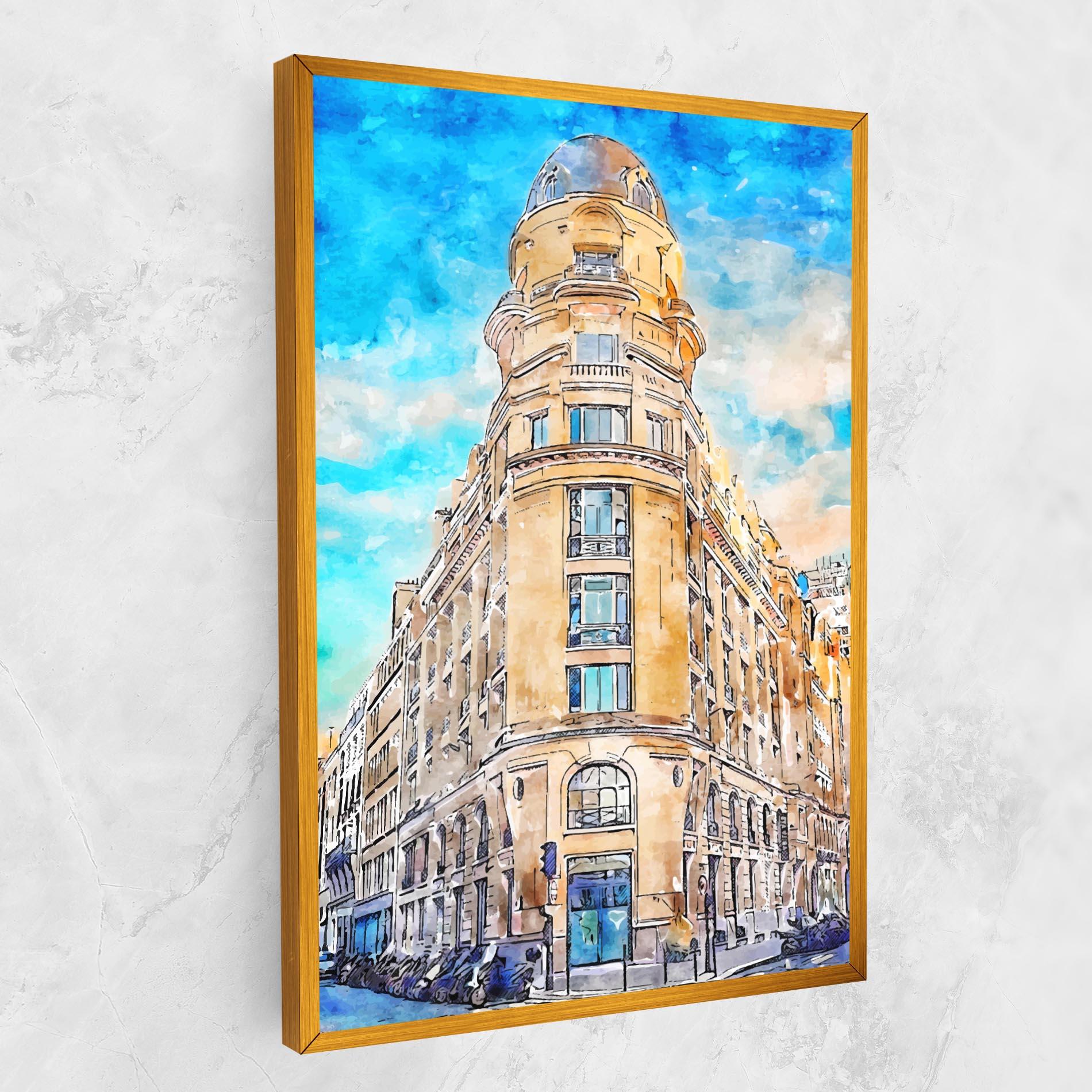 Tablou Canvas Paris Painting mockup 1