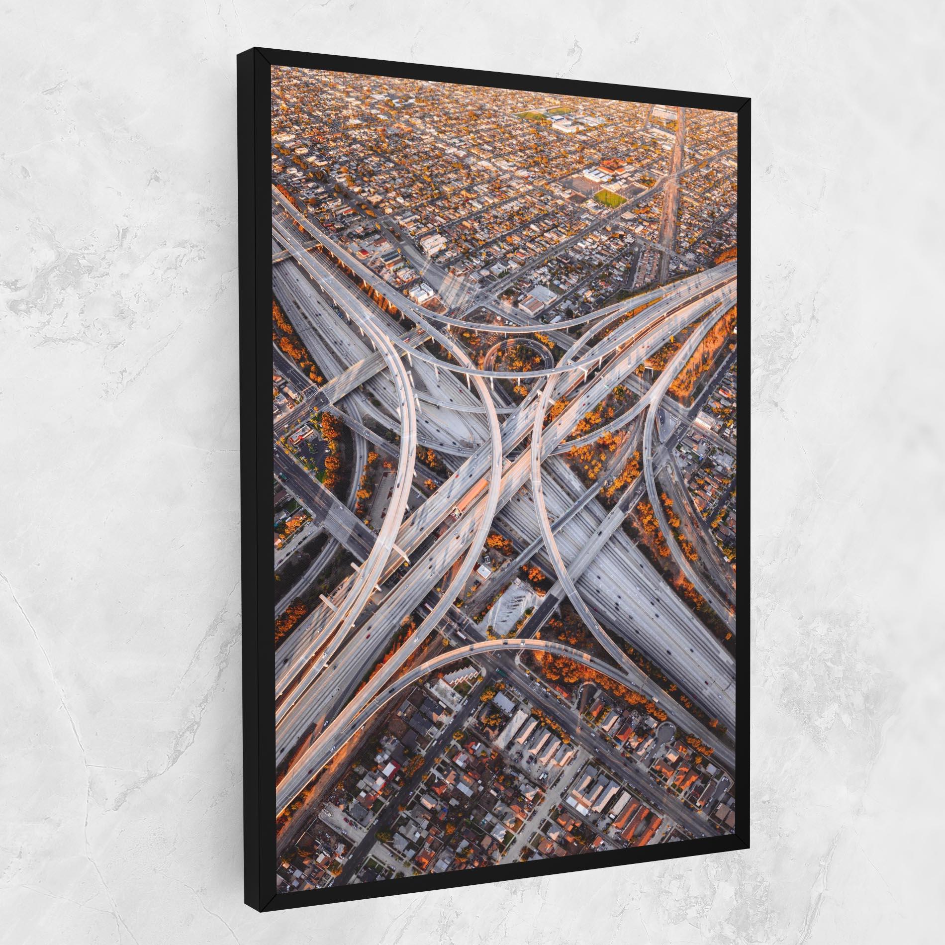 Tablou Canvas Big Road City mockup 1