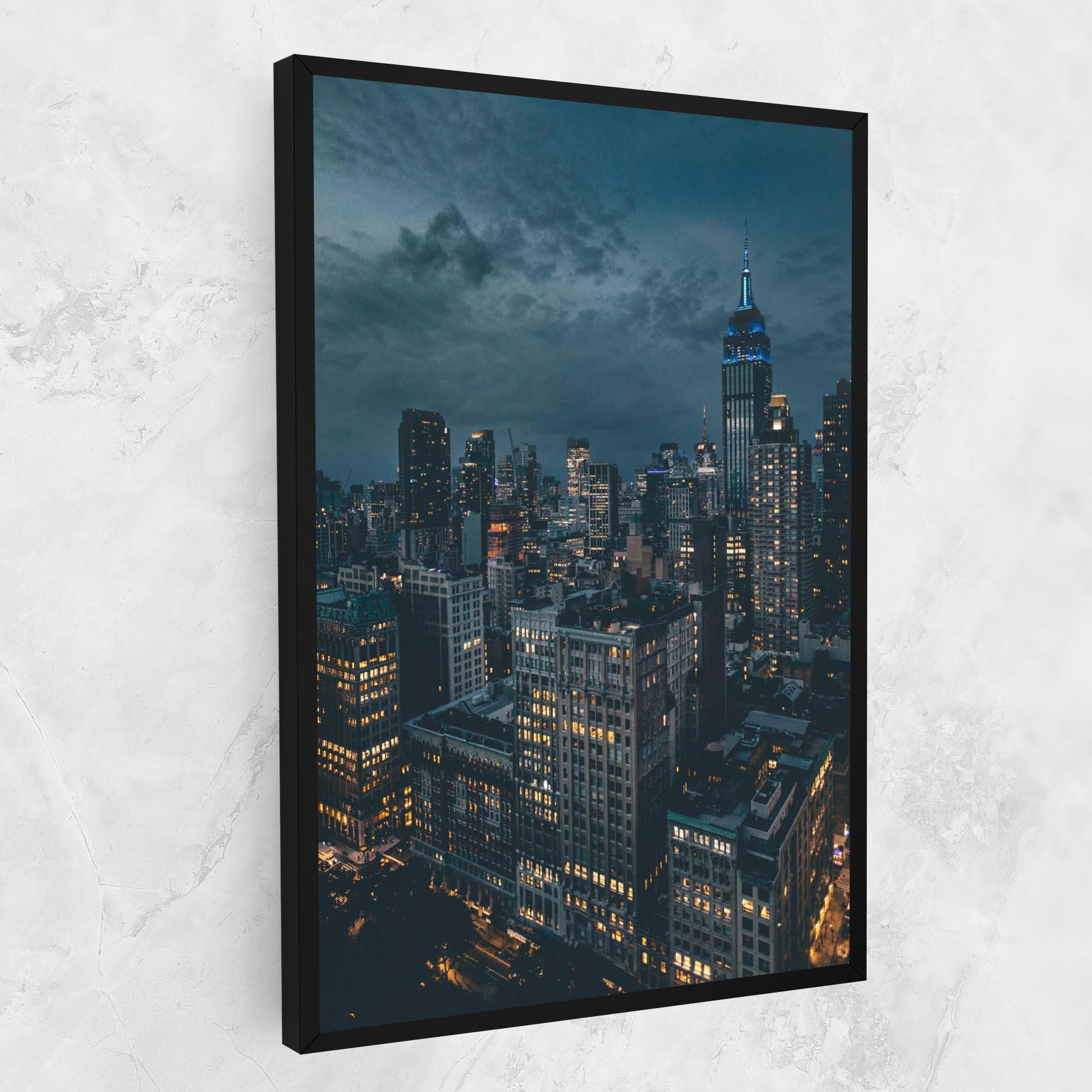 Tablou Canvas City Night mockup 1