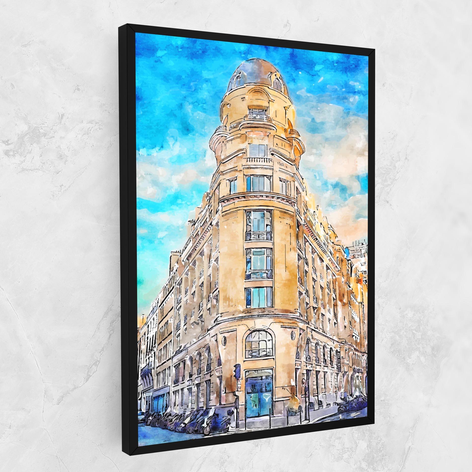 Tablou Canvas Paris Painting mockup 1