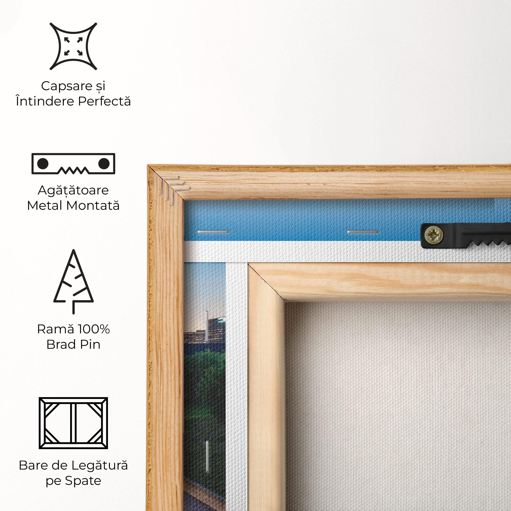 Tablou Canvas Car Lights City mockup 5